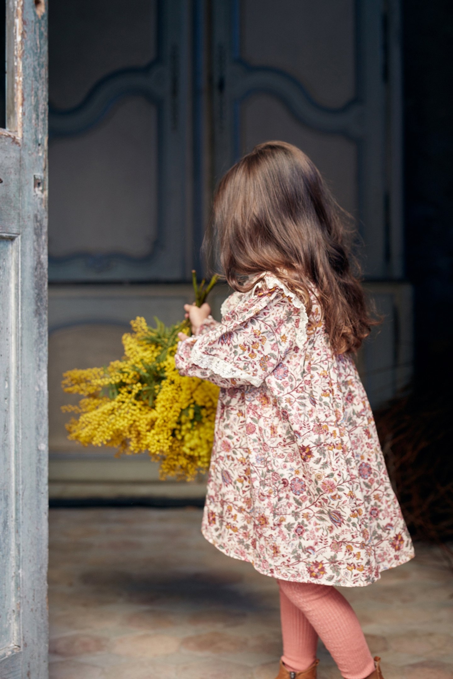 DRESS ARINOLA CREAM SAVAGE GARDEN 3