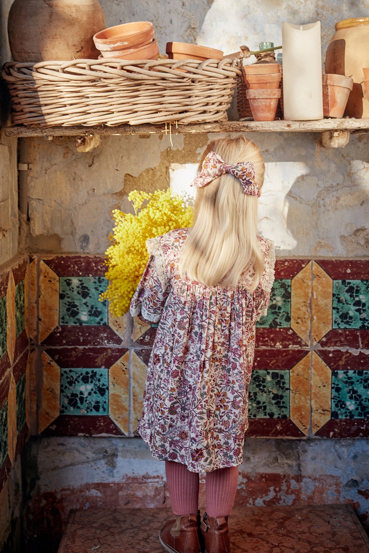 DRESS ARINOLA CREAM SAVAGE GARDEN 4