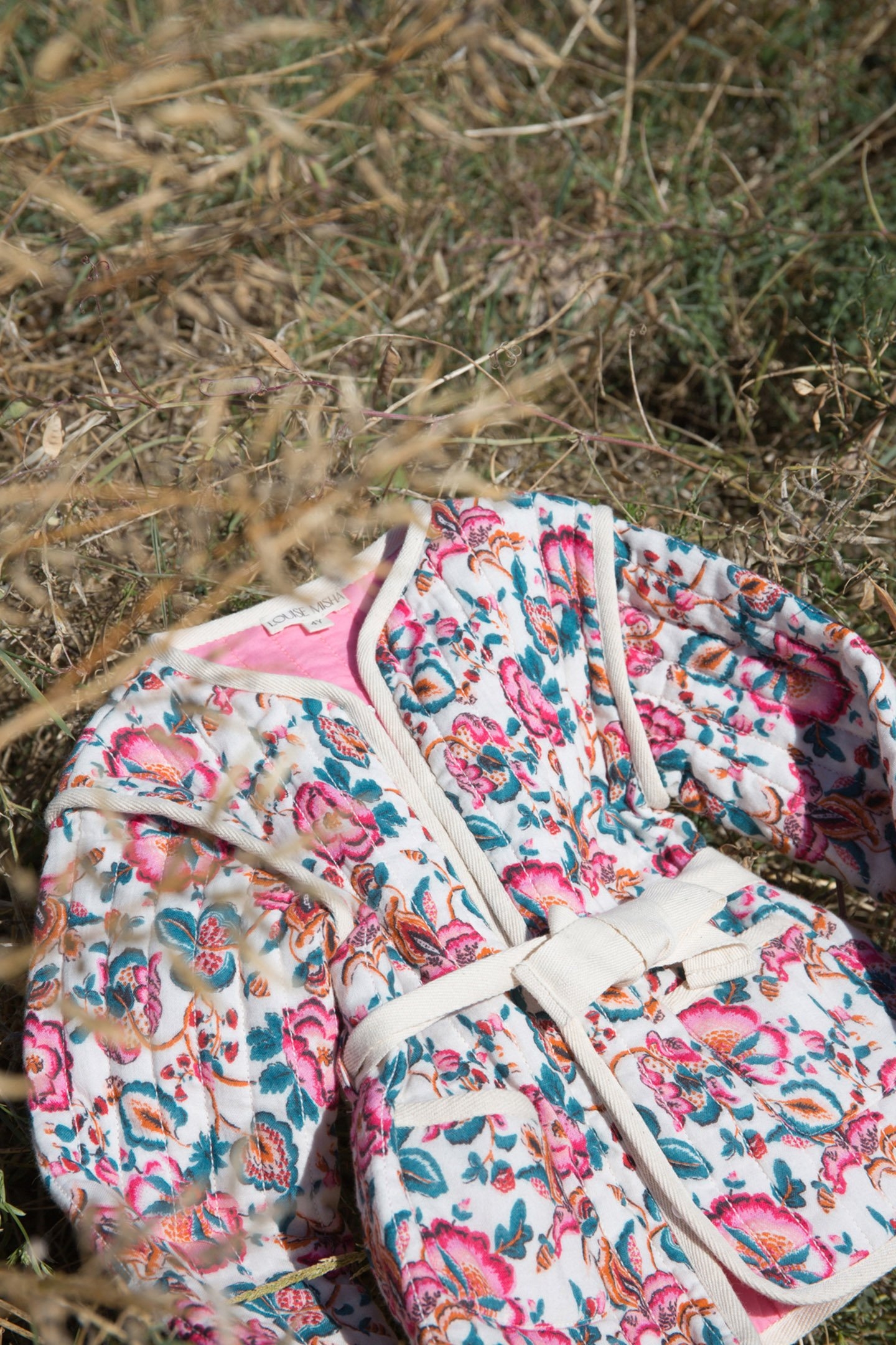 JACKET TELIANI CREAM INDIAN FLOWERS 5