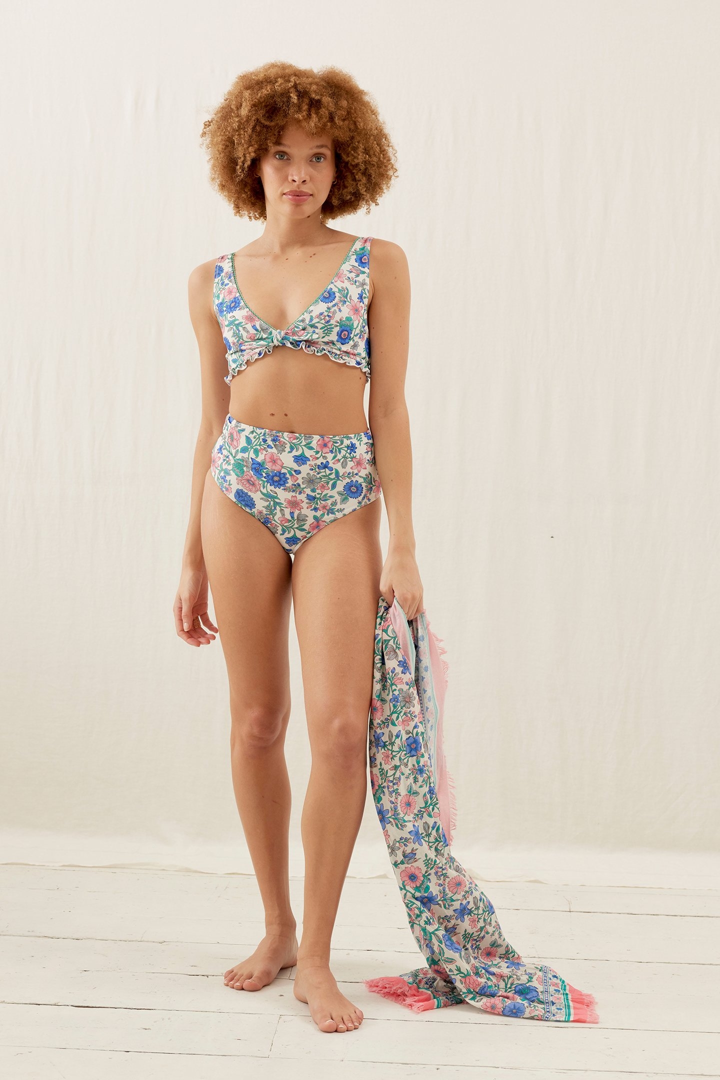 BIKINI BOTTOM CREEKY BLUE SUMMER MEADOW 1