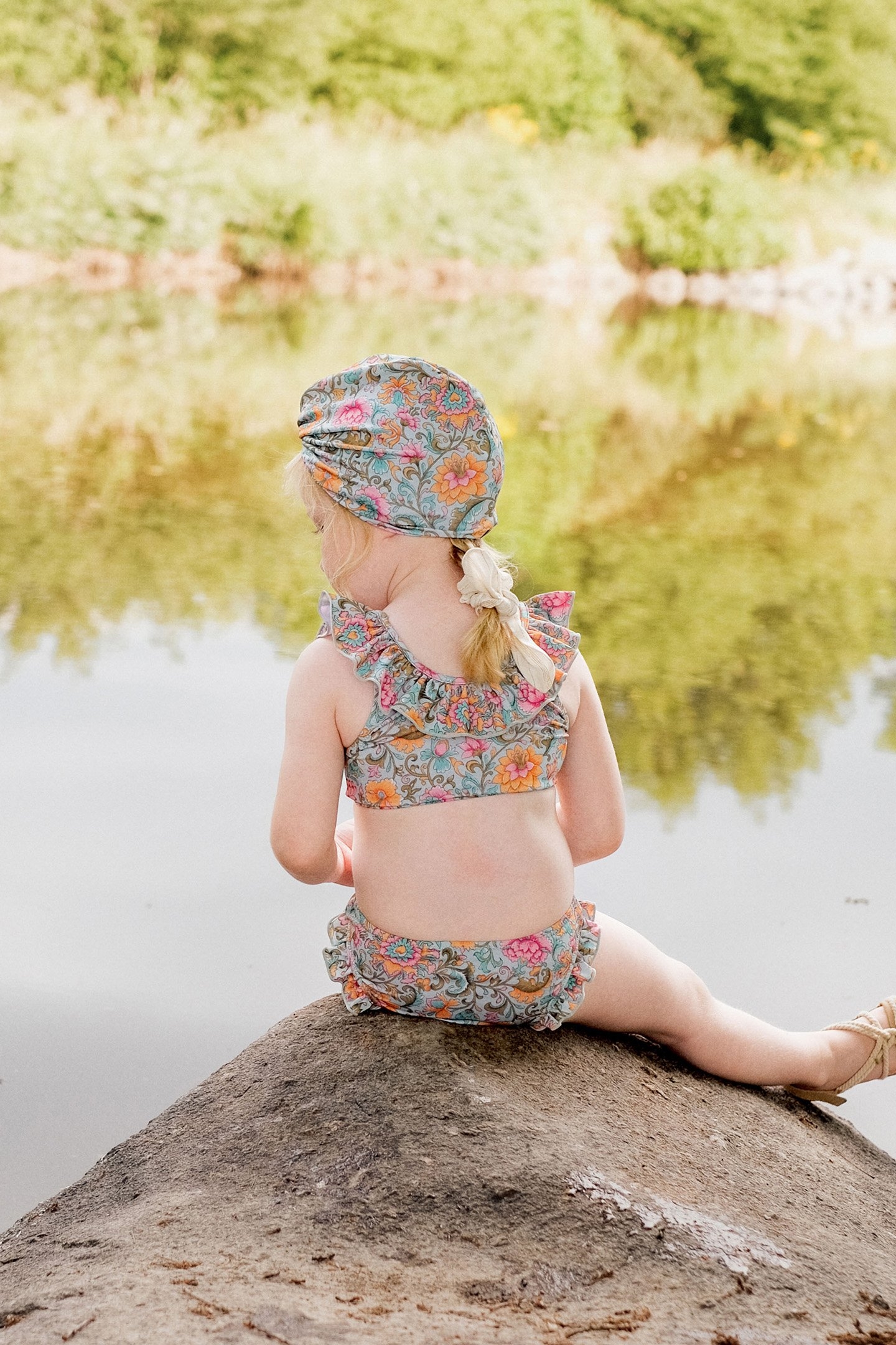 BATHING TURBAN ABINA WATER RIVER FLOWERS 3