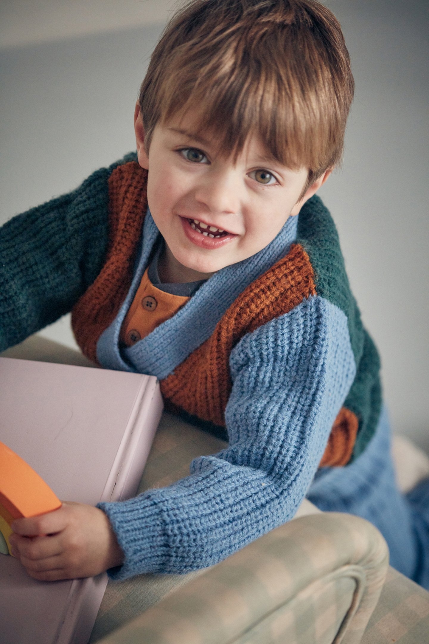 CARDIGAN POLO CARAMEL 5