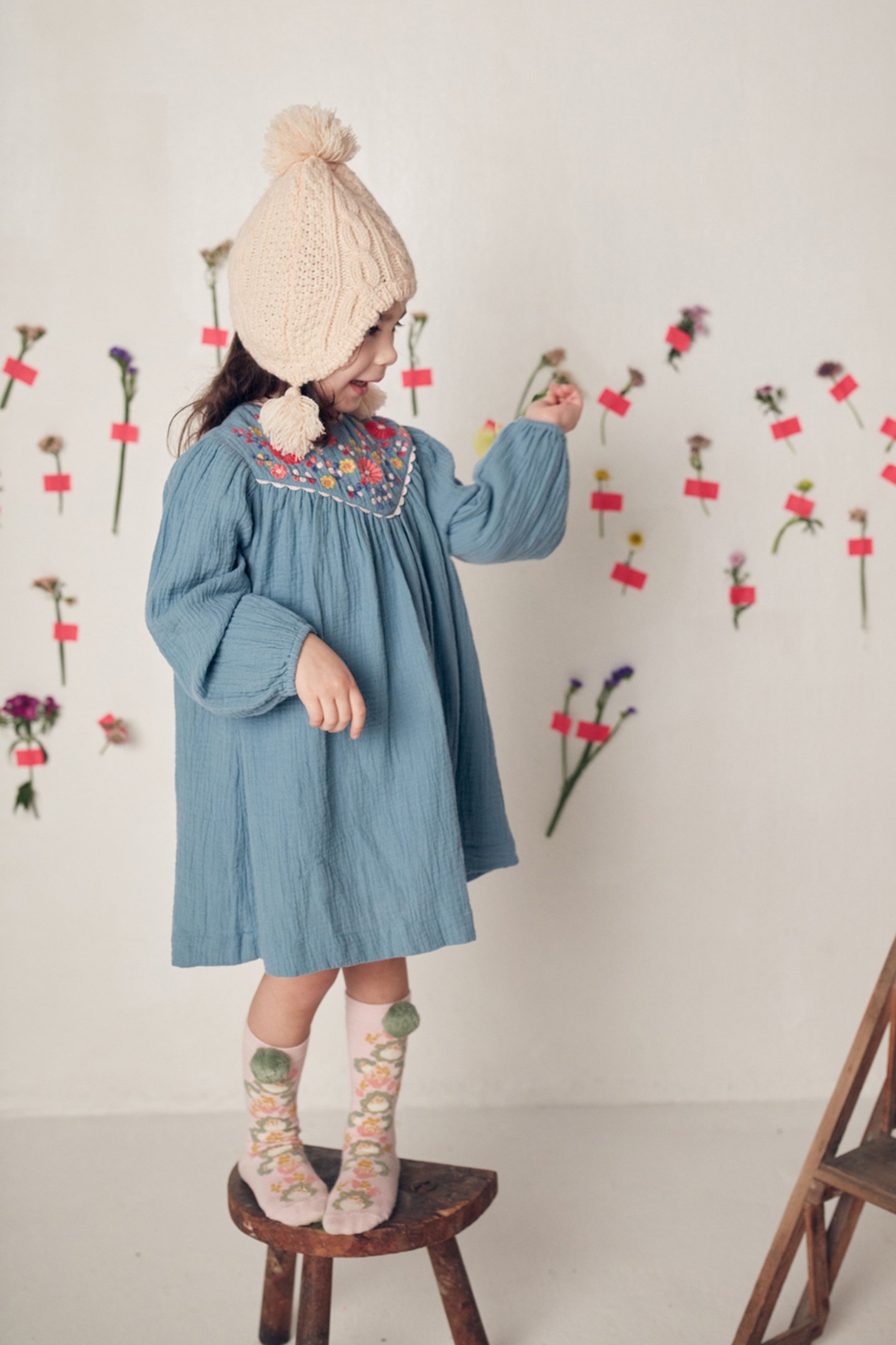 DRESS LARITA STONE BLUE 3