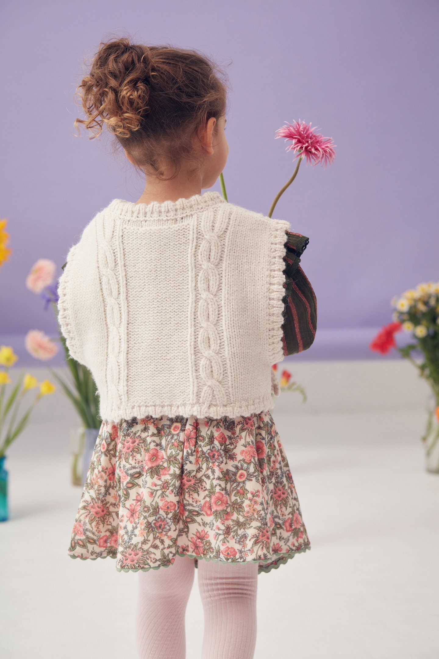 SKIRT CEPHEE IVORY ENCH FIELDS 2