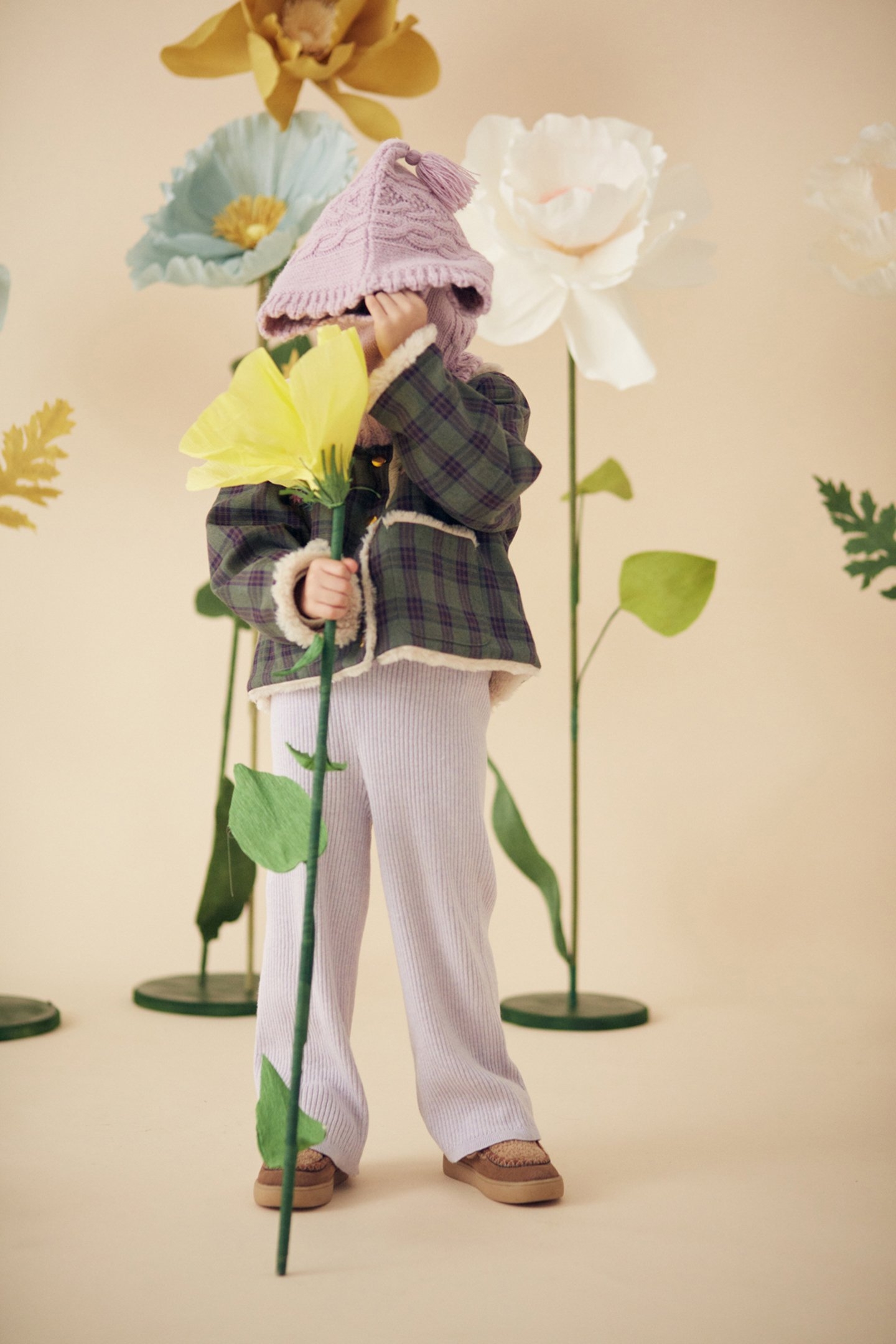 COAT ALIA GREEN TARTAN 4