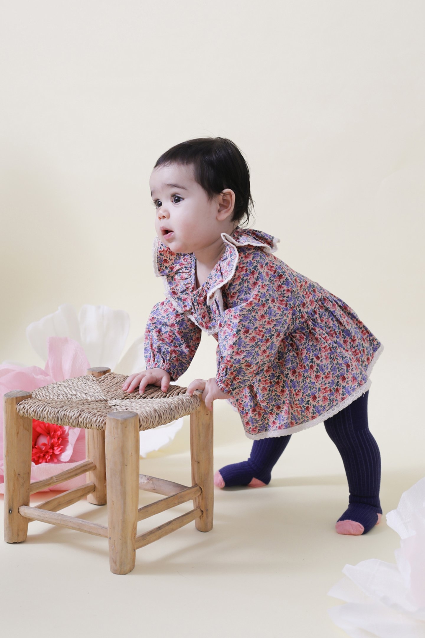 ROMPERS INDIA BLUSH FLORAL WORLD 5