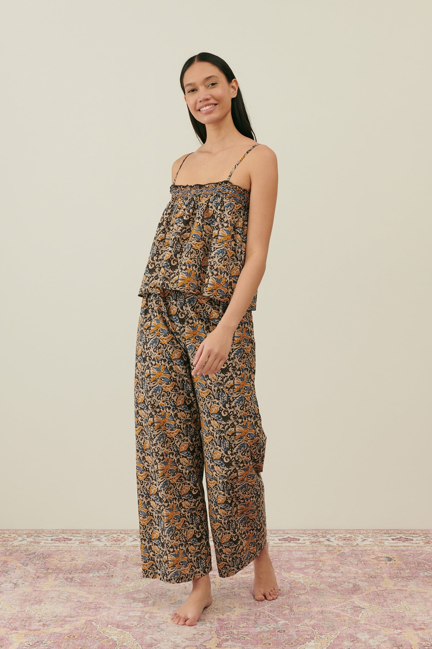 PAJAMAS SET MINALON CHARCOAL POEM 5