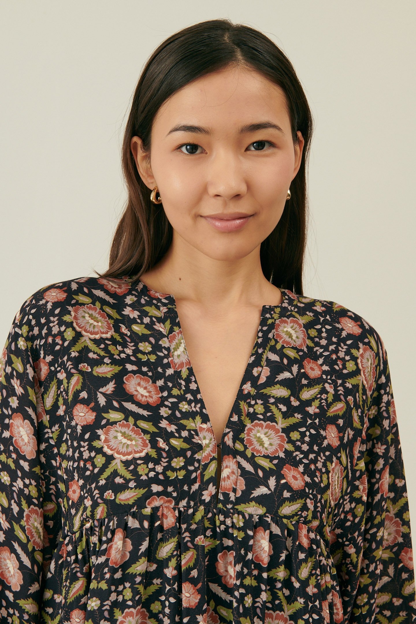 DRESS OTTANNA CHARC ENDLESS FIELDS 4