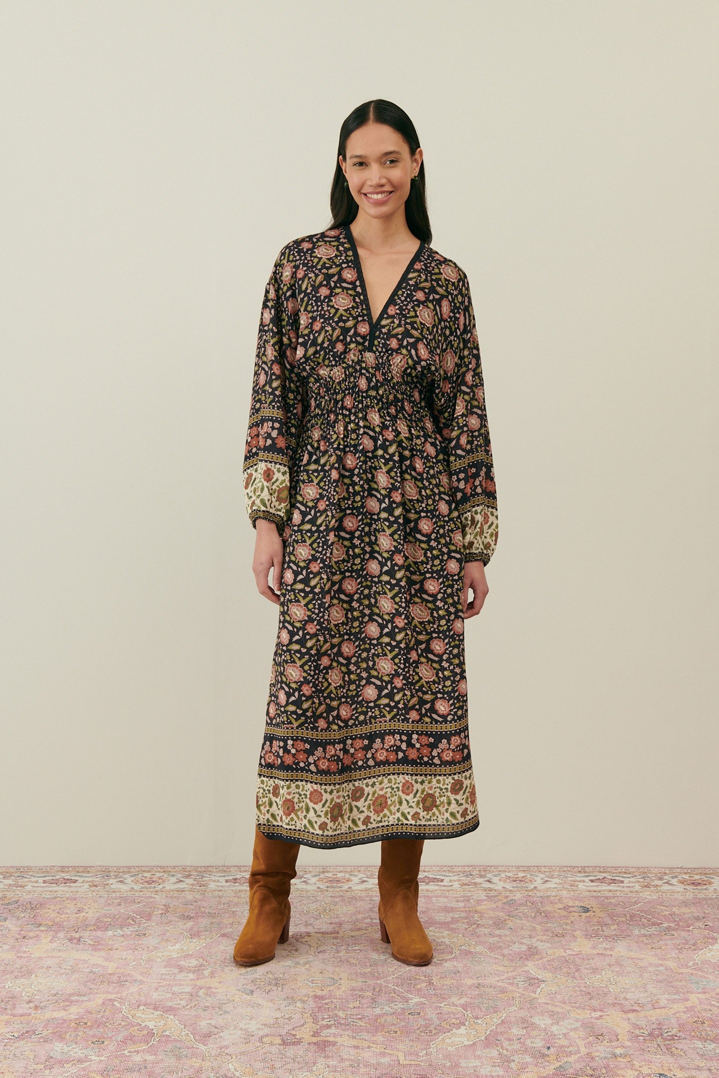 DRESS ANNICK CHARC ENDLESS FIELDS 1