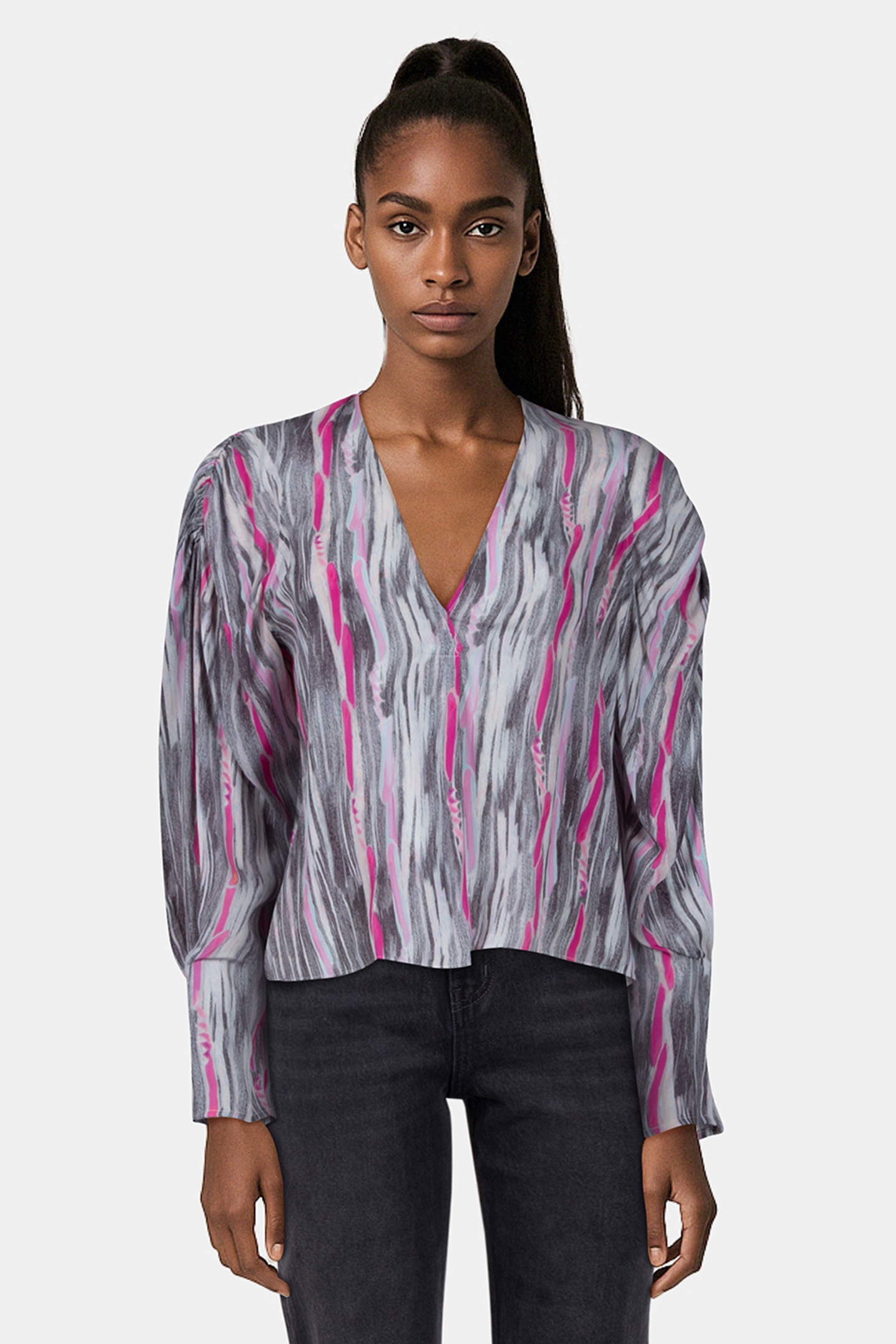 ISADO TOP GREY/PINK 1