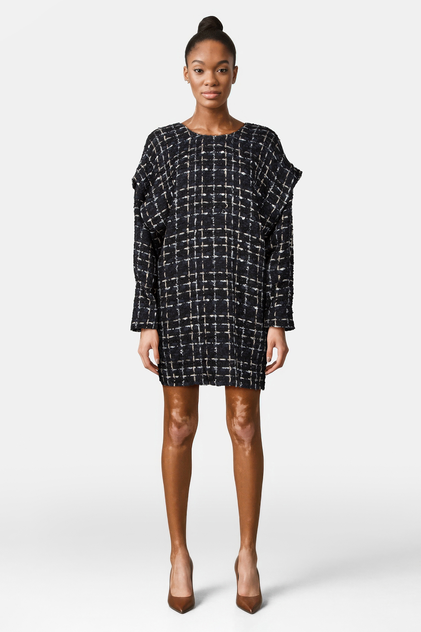 PACOL DRESS BLACK/WHITE 1