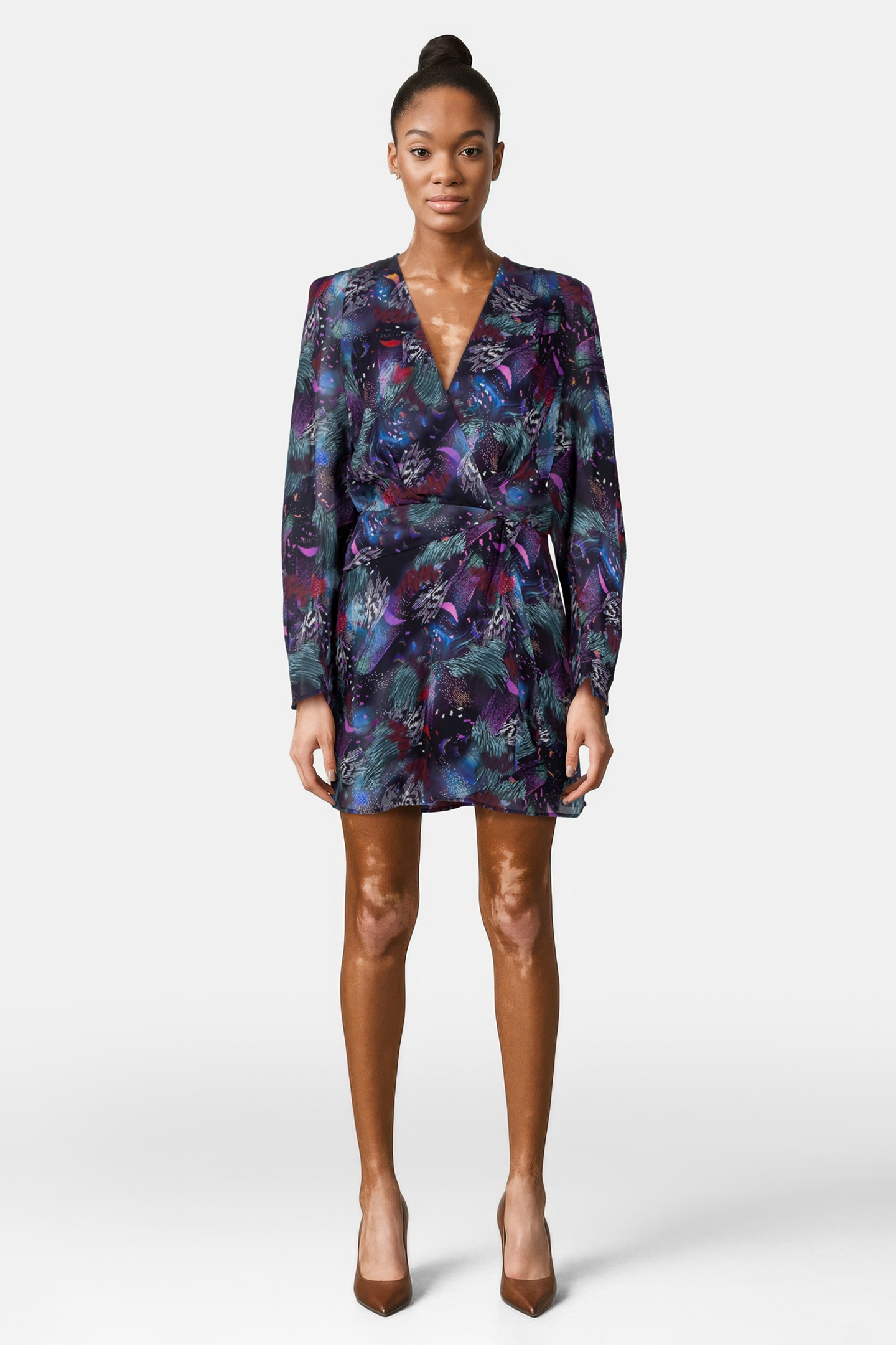 CHAYTON DRESS PURPLE/MULTICO 1