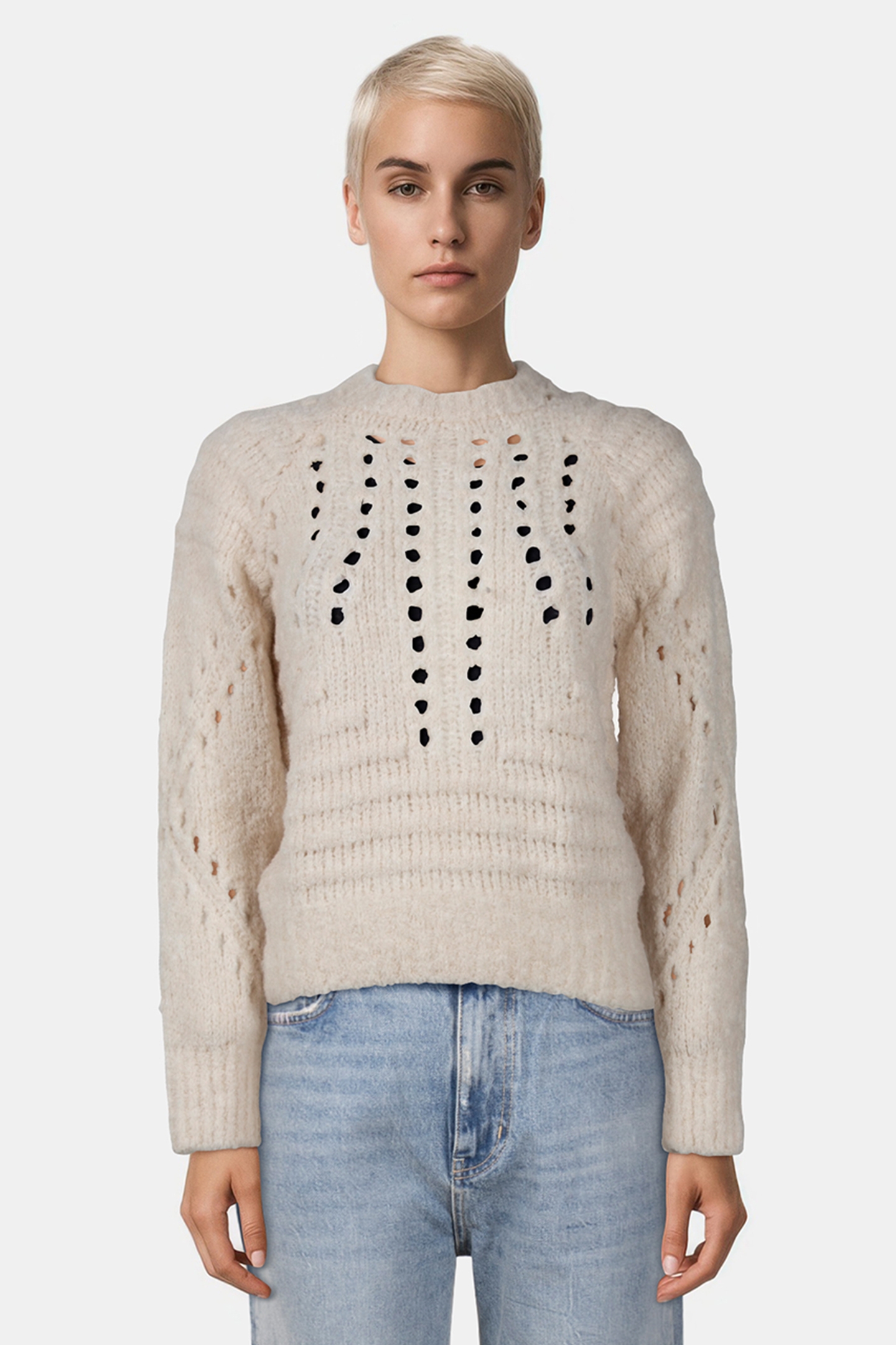 KANNA PULLOVER ECRU 1