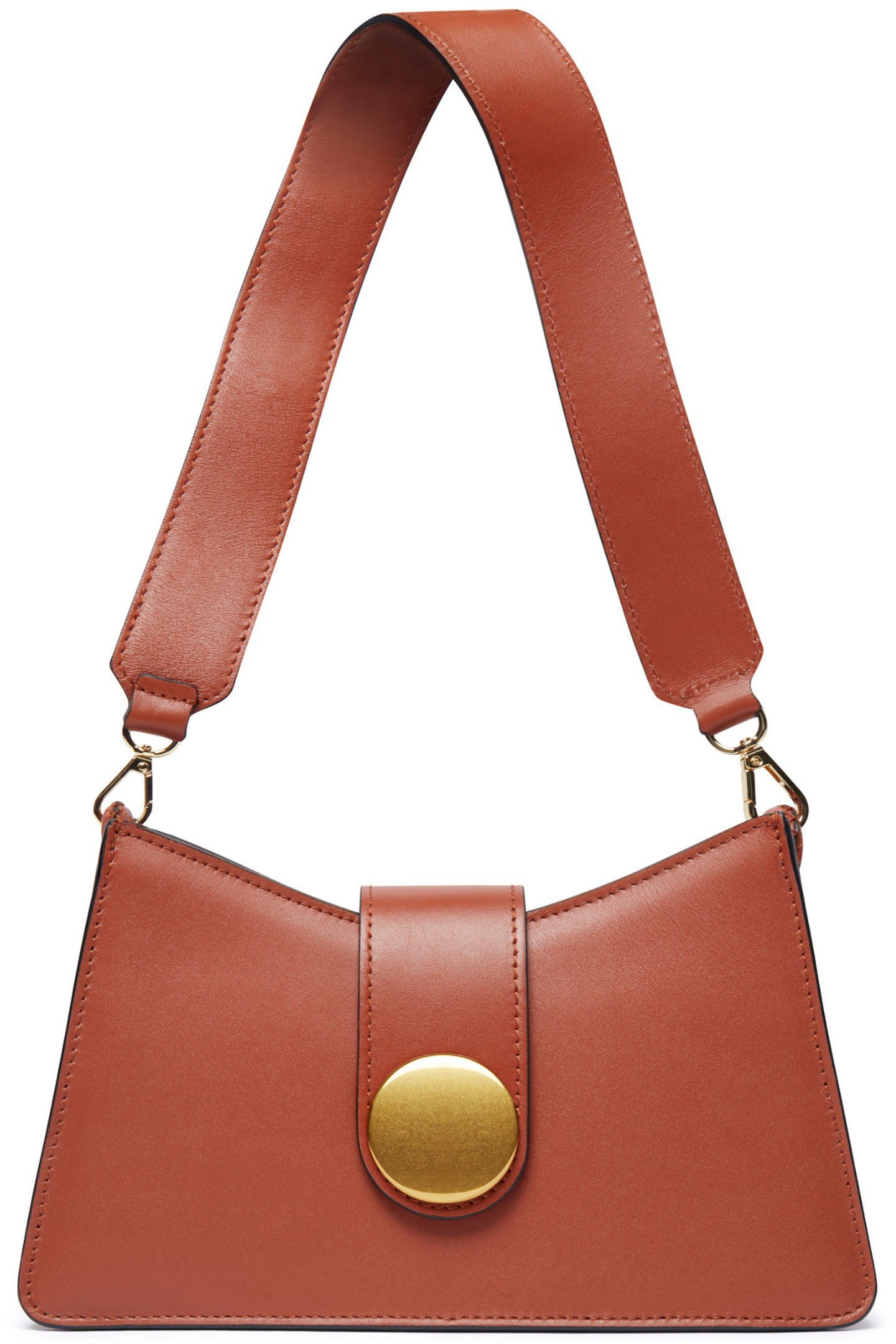 BUCKLE SHOULDER BAG LEATHER VOLCANO 1