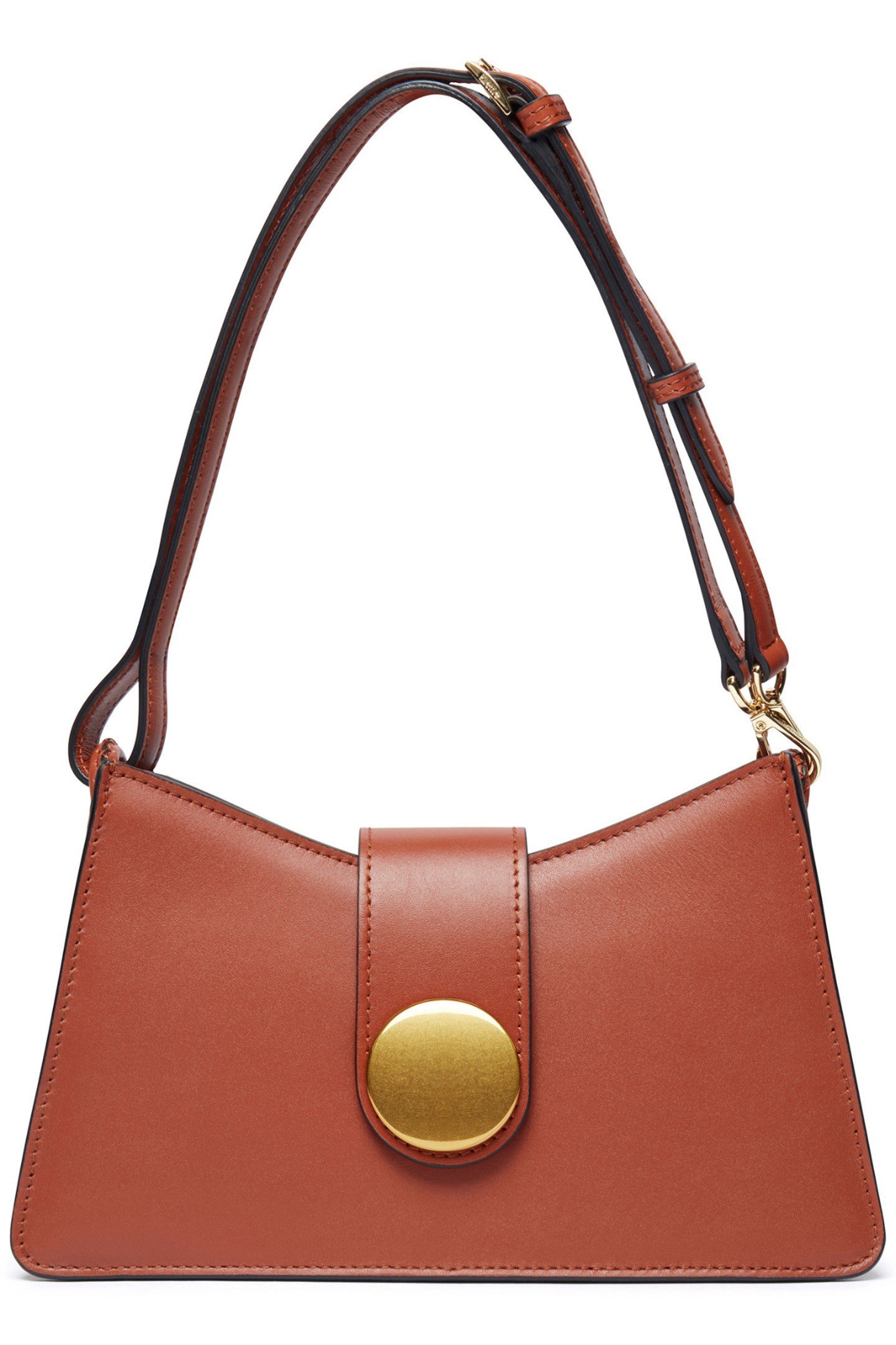 BUCKLE SHOULDER BAG LEATHER VOLCANO 4