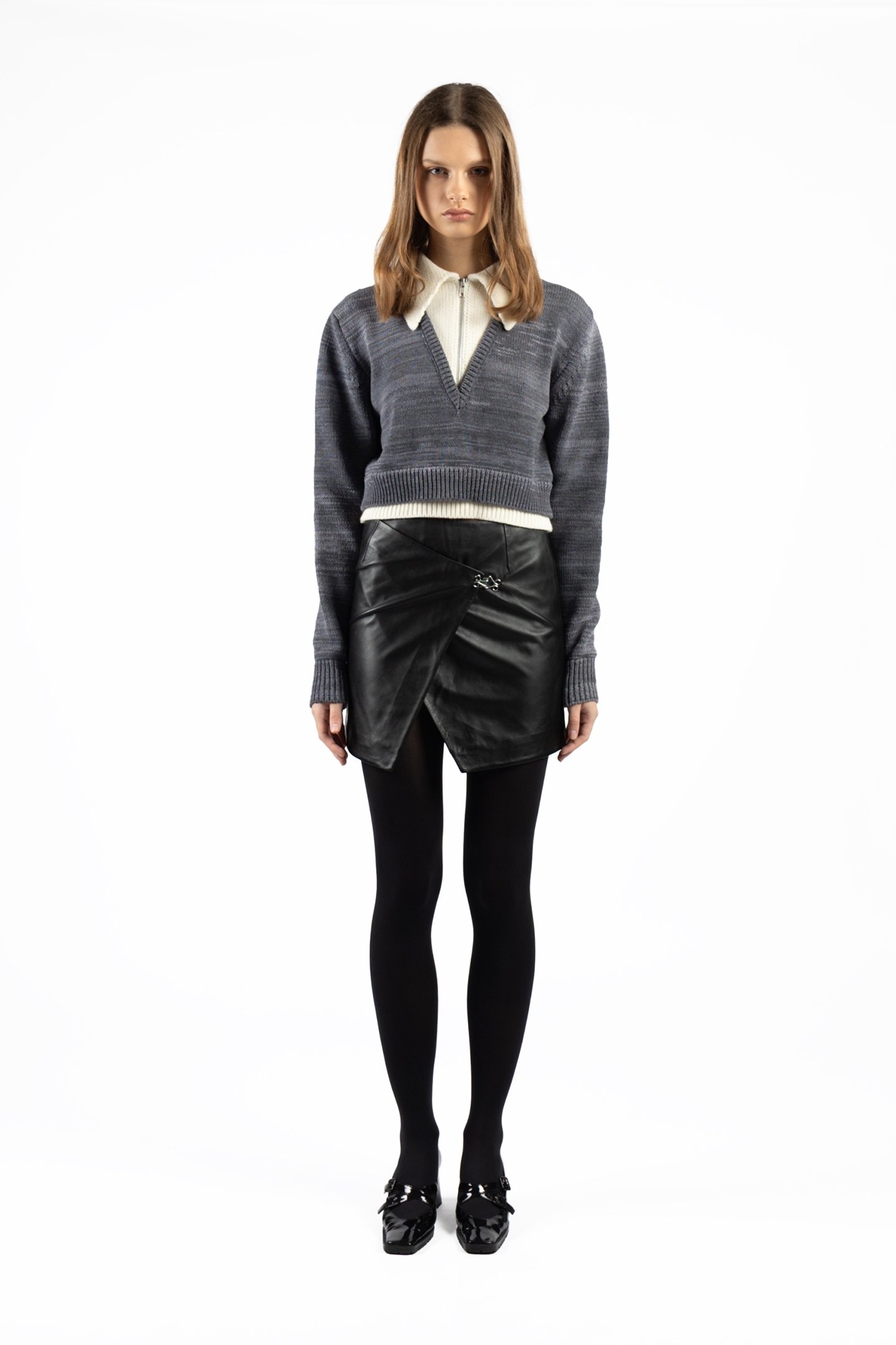 CROPPED JUMPER GREY 1