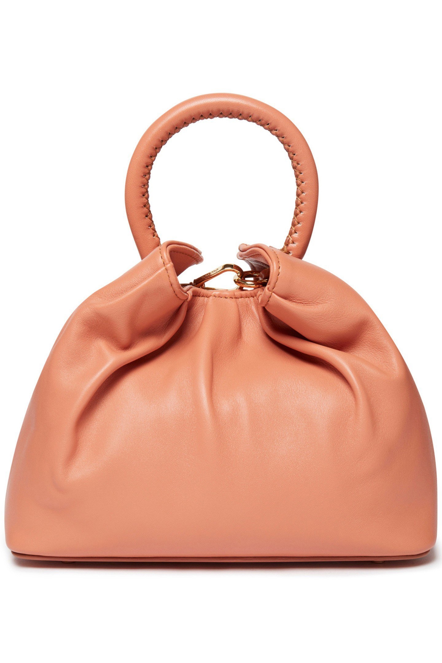 SMALL DUMPLING LEATHER PINK 1