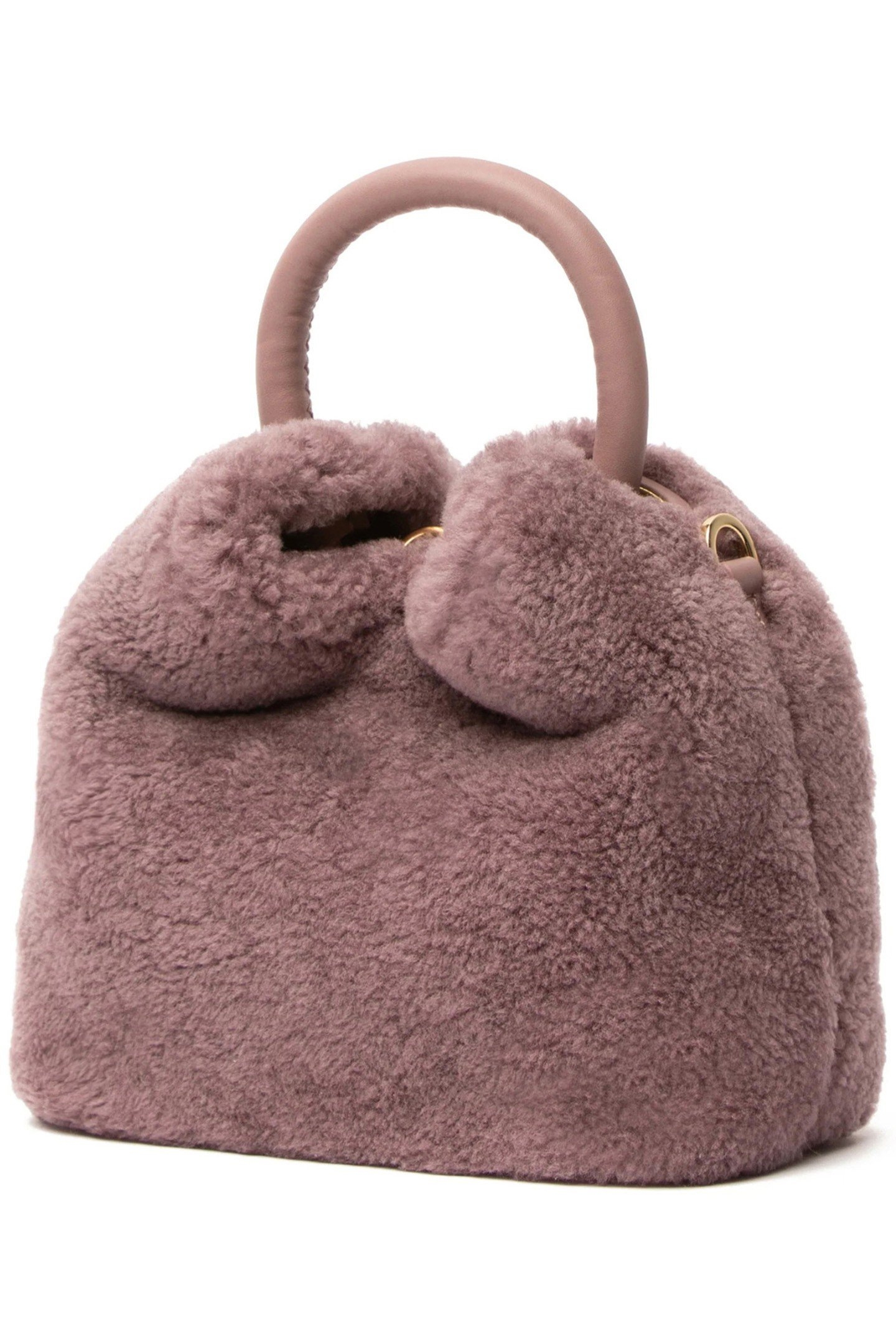 MADELEINE SHEARLING TEDDY MAUVE 3