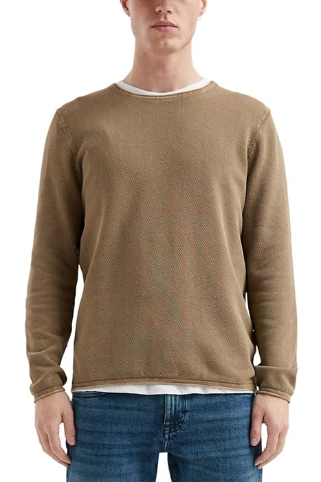 S.OLIVER-QS PULLOVER BROWN 1
