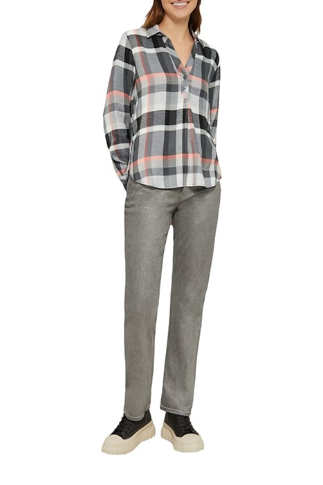 S.OLIVER BLOUSE GREY/BLACK 2