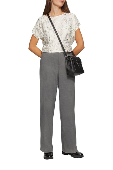 S.OLIVER PANT GREY/BLACK 2