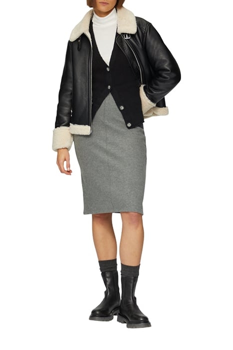 S.OLIVER SKIRT GREY/BLACK 2