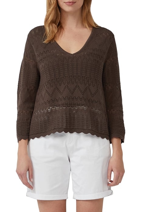 S.OLIVER STRICKWAREN BROWN 1