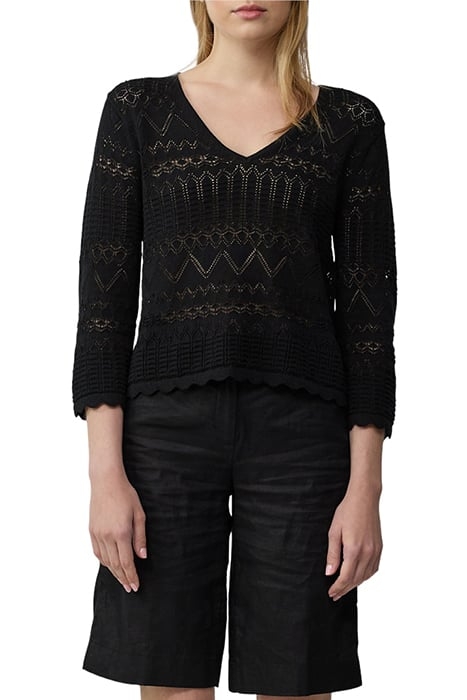 S.OLIVER STRICKWAREN BLACK 1