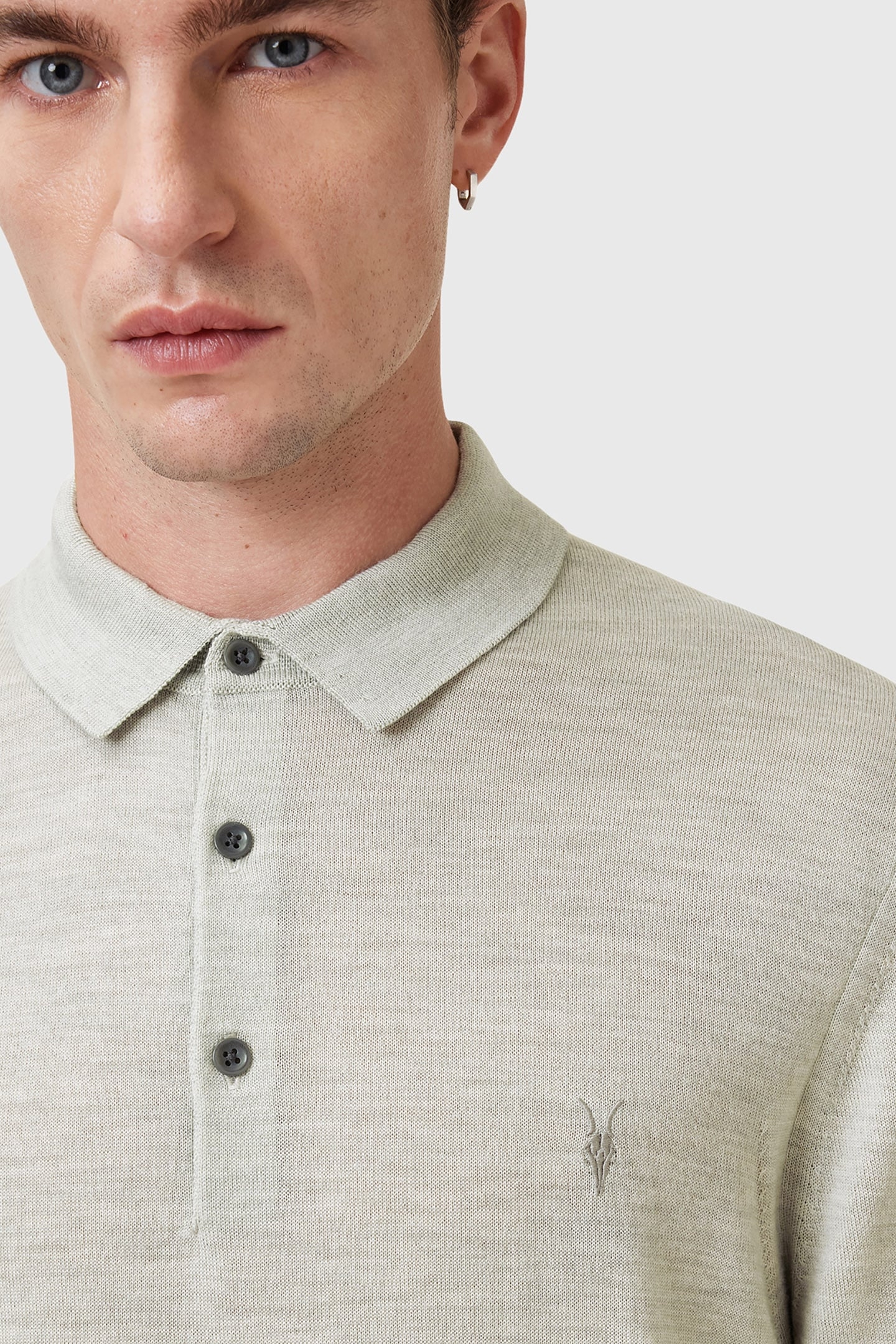 MODE MERINO SS POLO SLATE GREEN 6