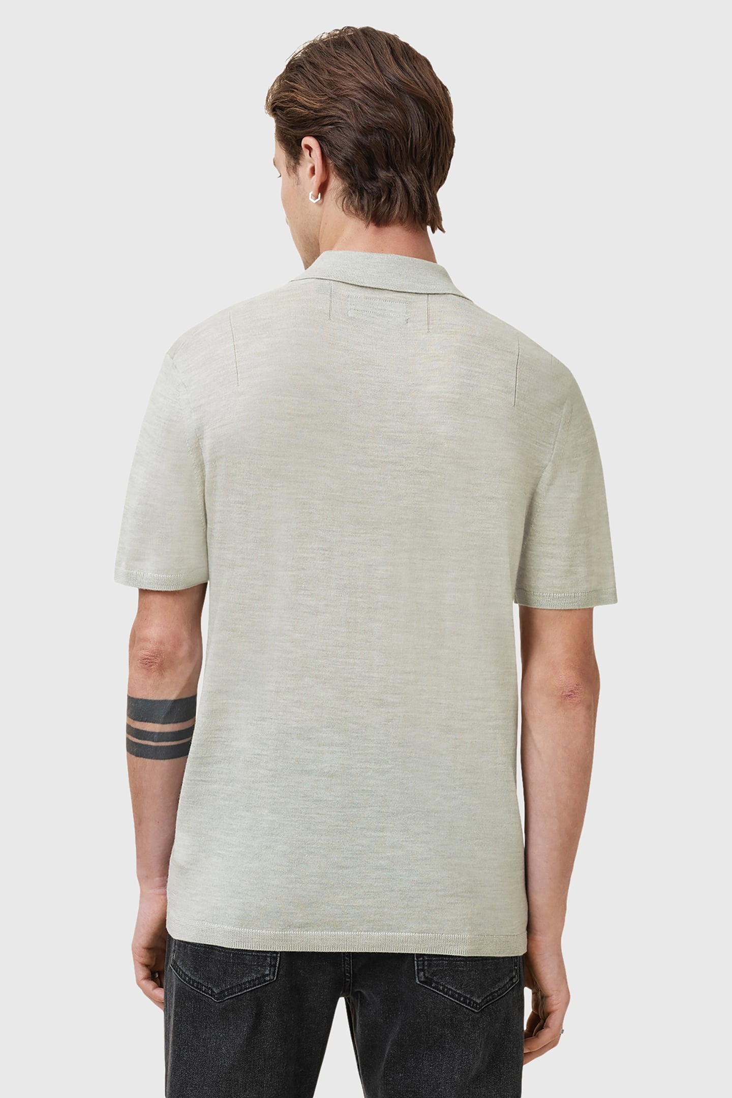 MODE MERINO SS POLO SLATE GREEN 3