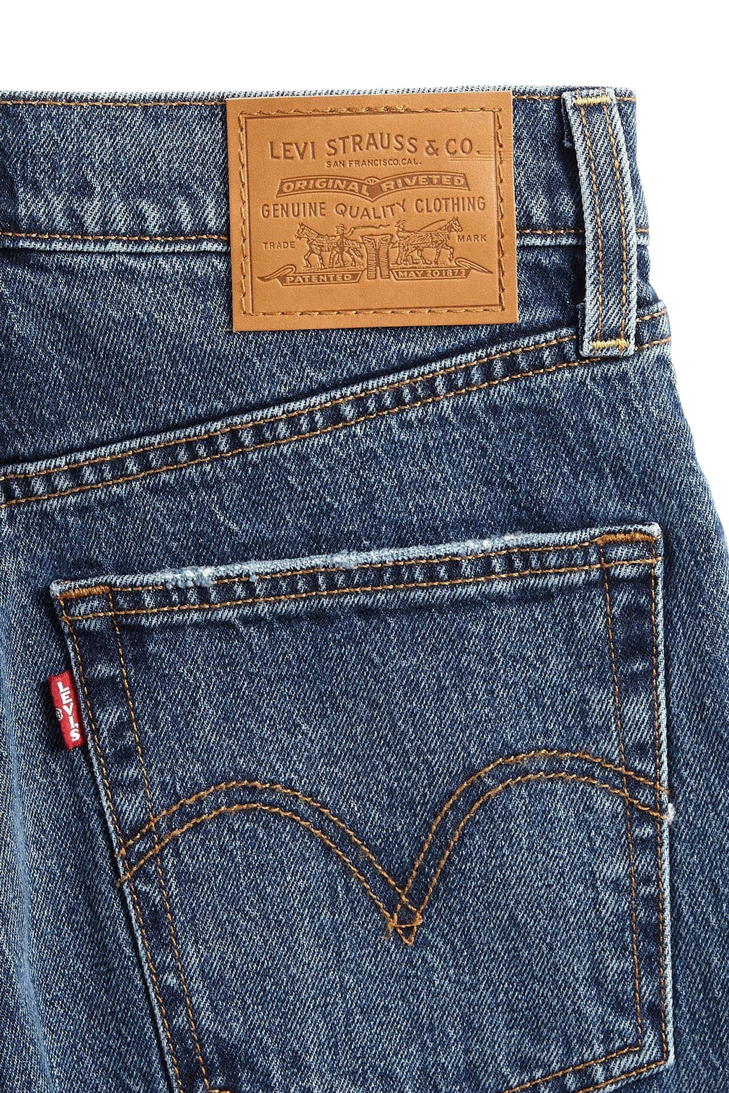 RIBCAGE FULL LENGTH JEANS DARK INDIGO 6