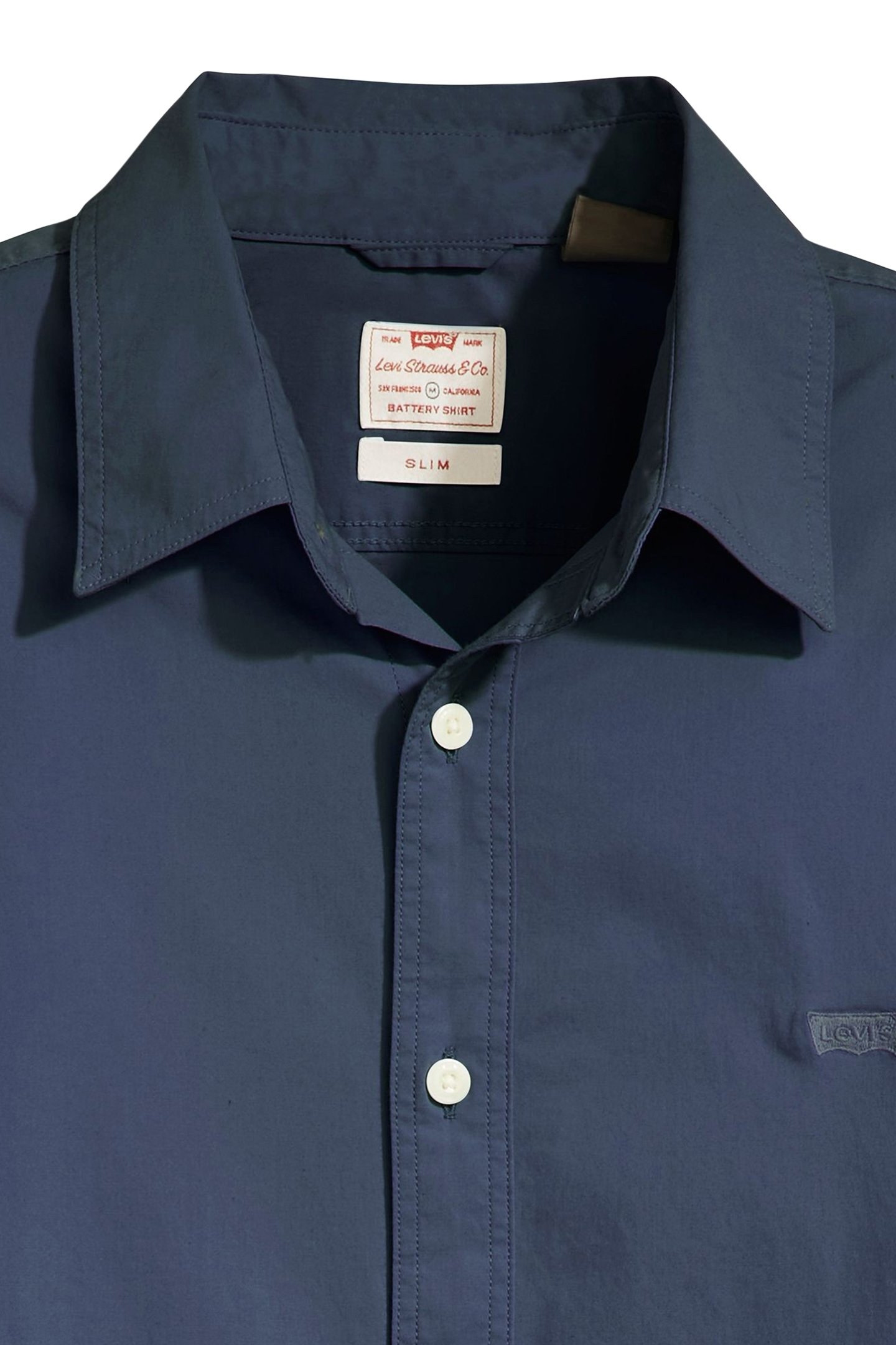 BATTERY HOUSEMARK SLIM FIT SHIRT BLUE 6