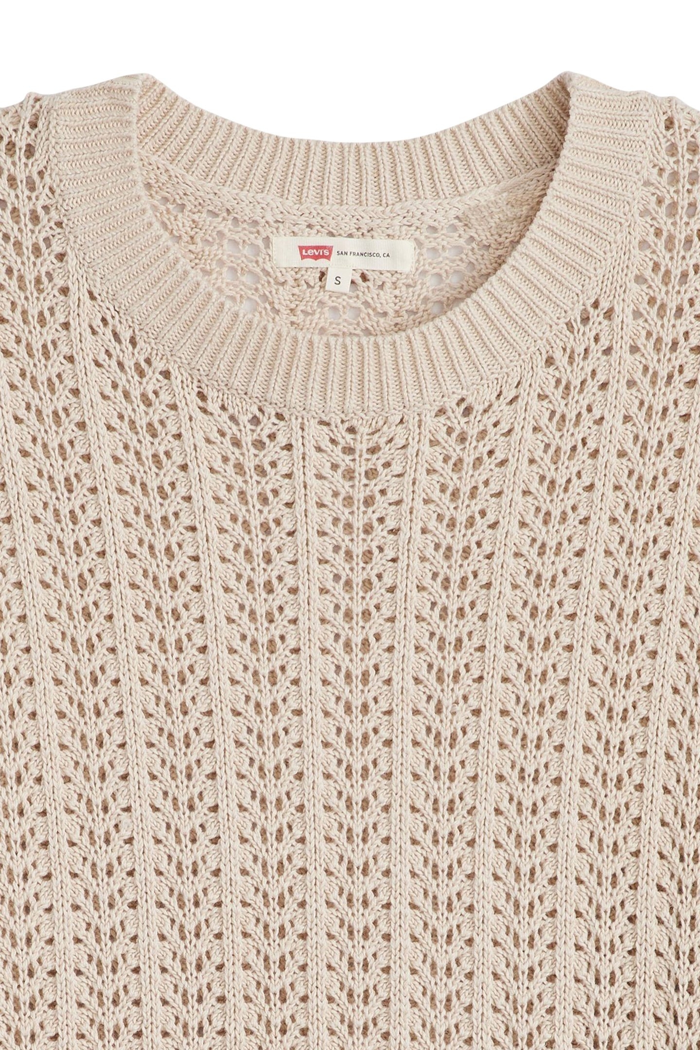 SUNRISE CROCHET SWEATER NEUTRAL 6