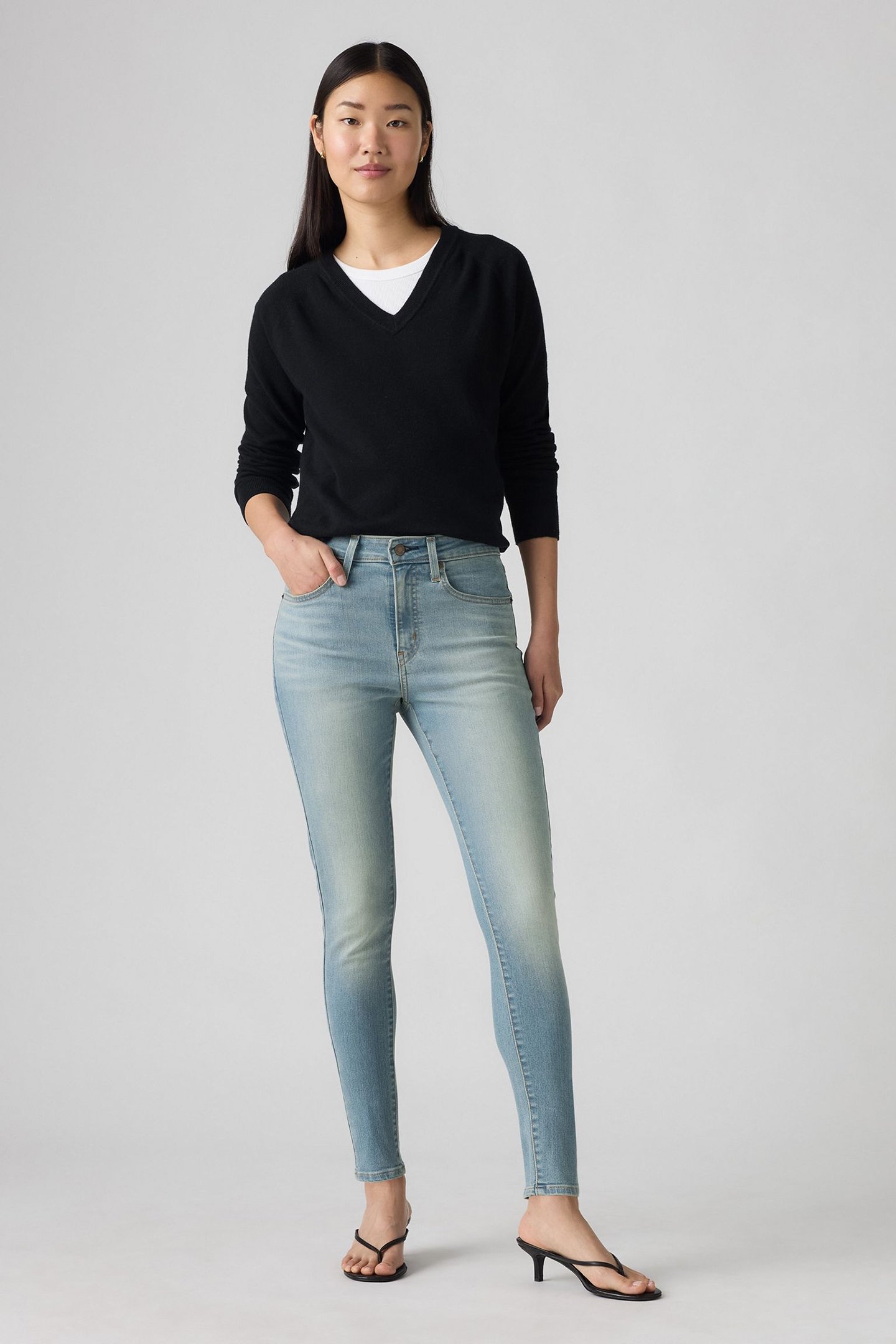 721™ HIGH RISE SKINNY JEANS MED INDIGO 2