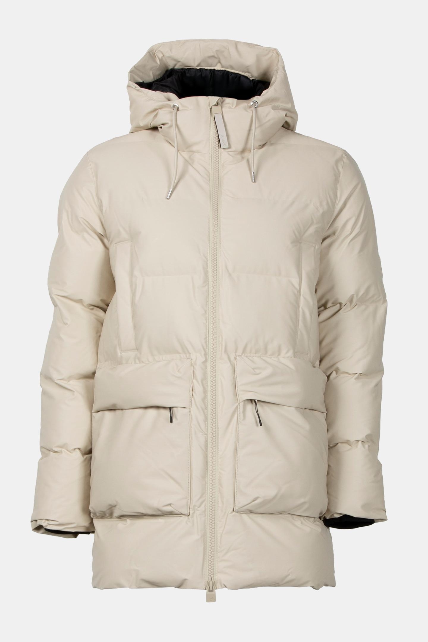 UNISEX ALTA LONG PUFFER CARGO JACKET W3T4 DUNE GRAIN 6