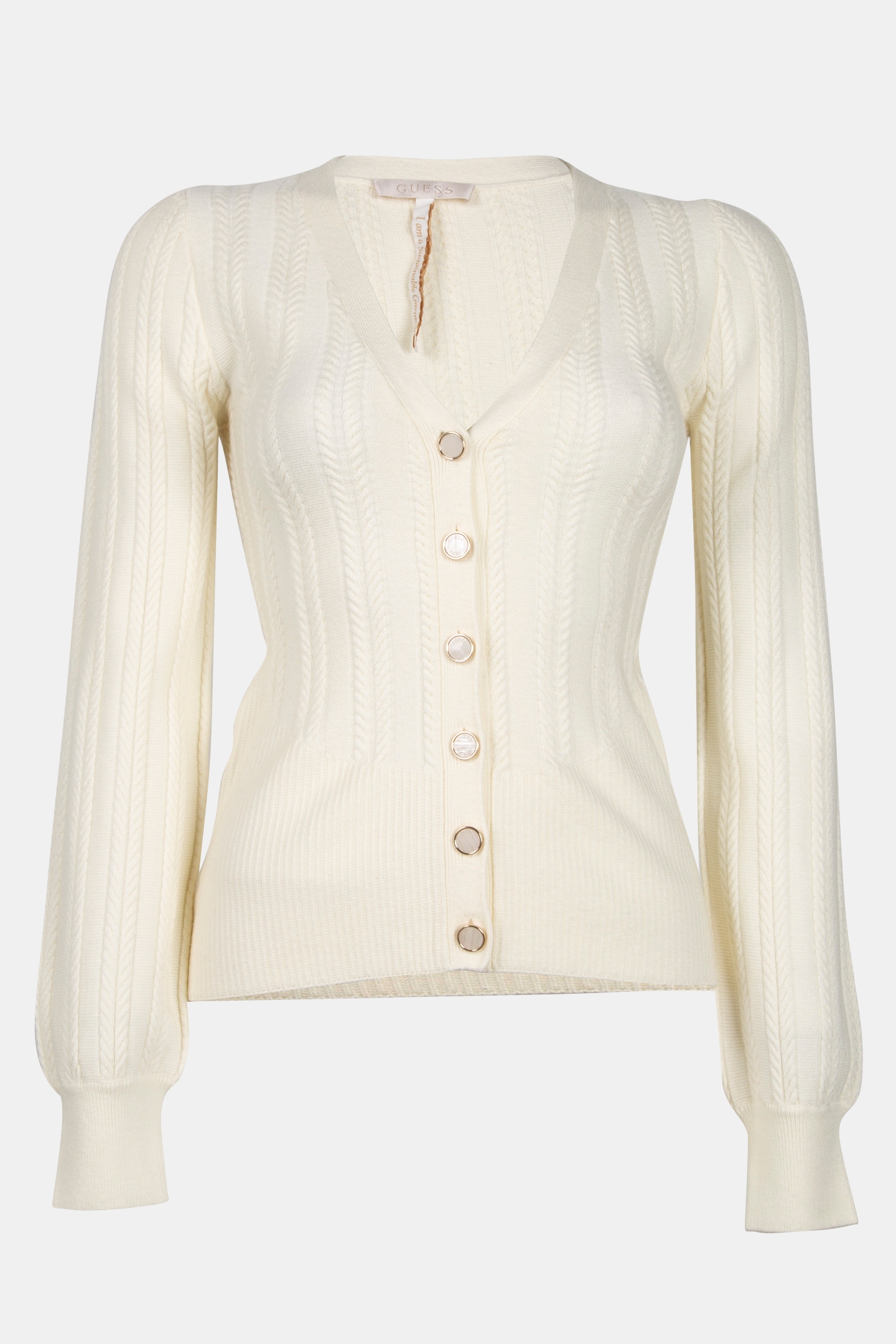 LIVIA LS VN CARDI SW CREAM WHITE 3