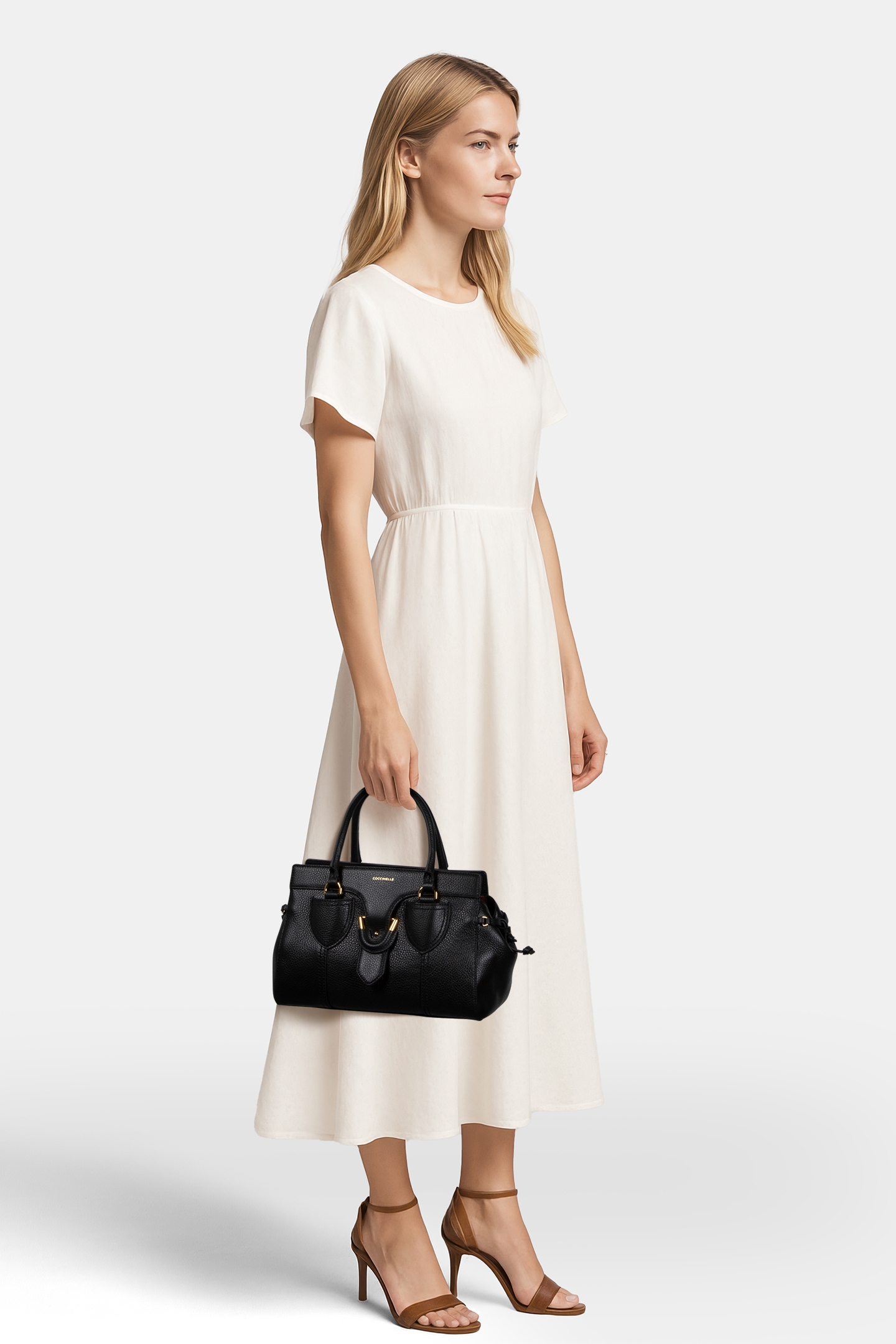 GRAINED LEATHER HANDBAG 1