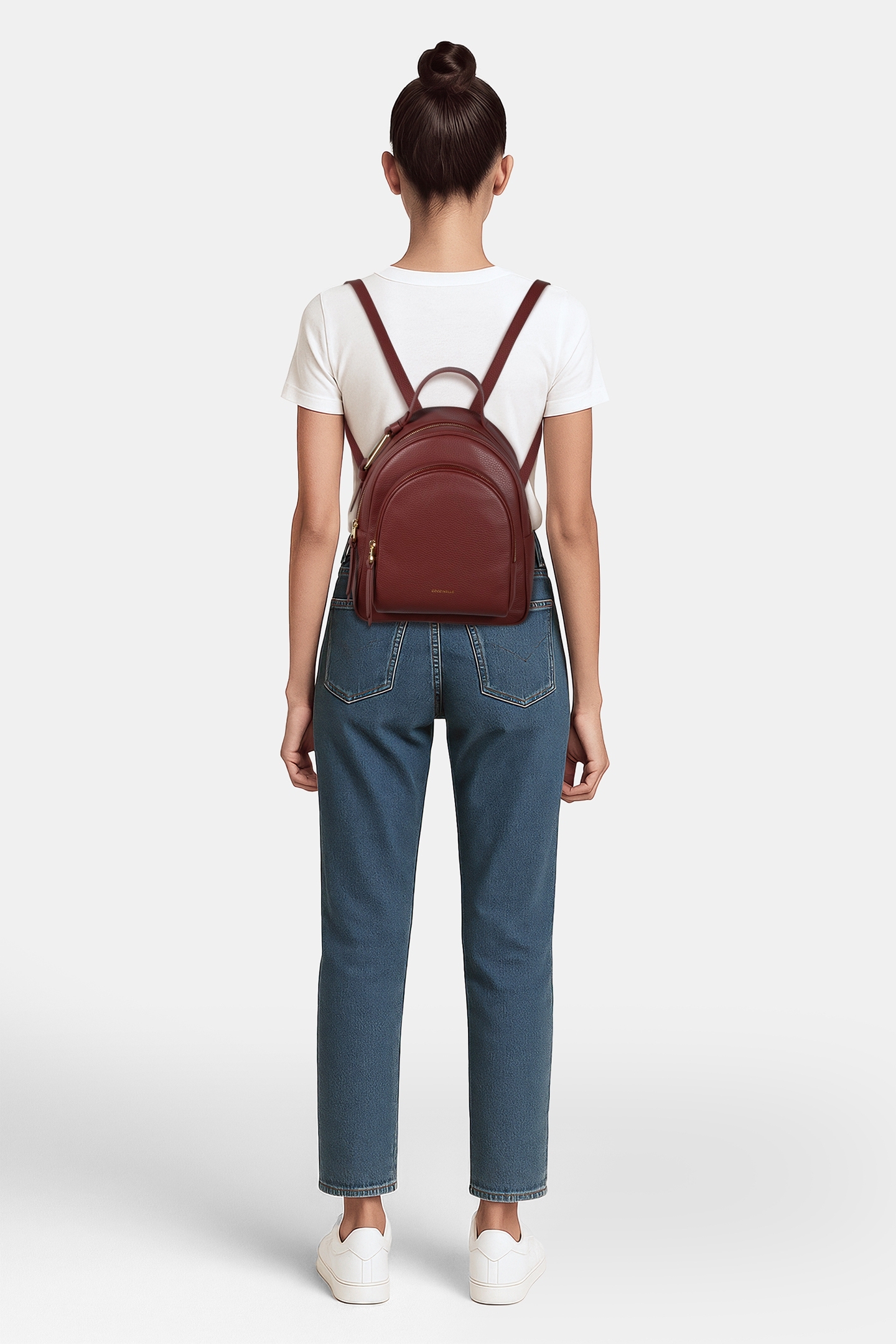 GRAINED LEATHER BACKPACK 1