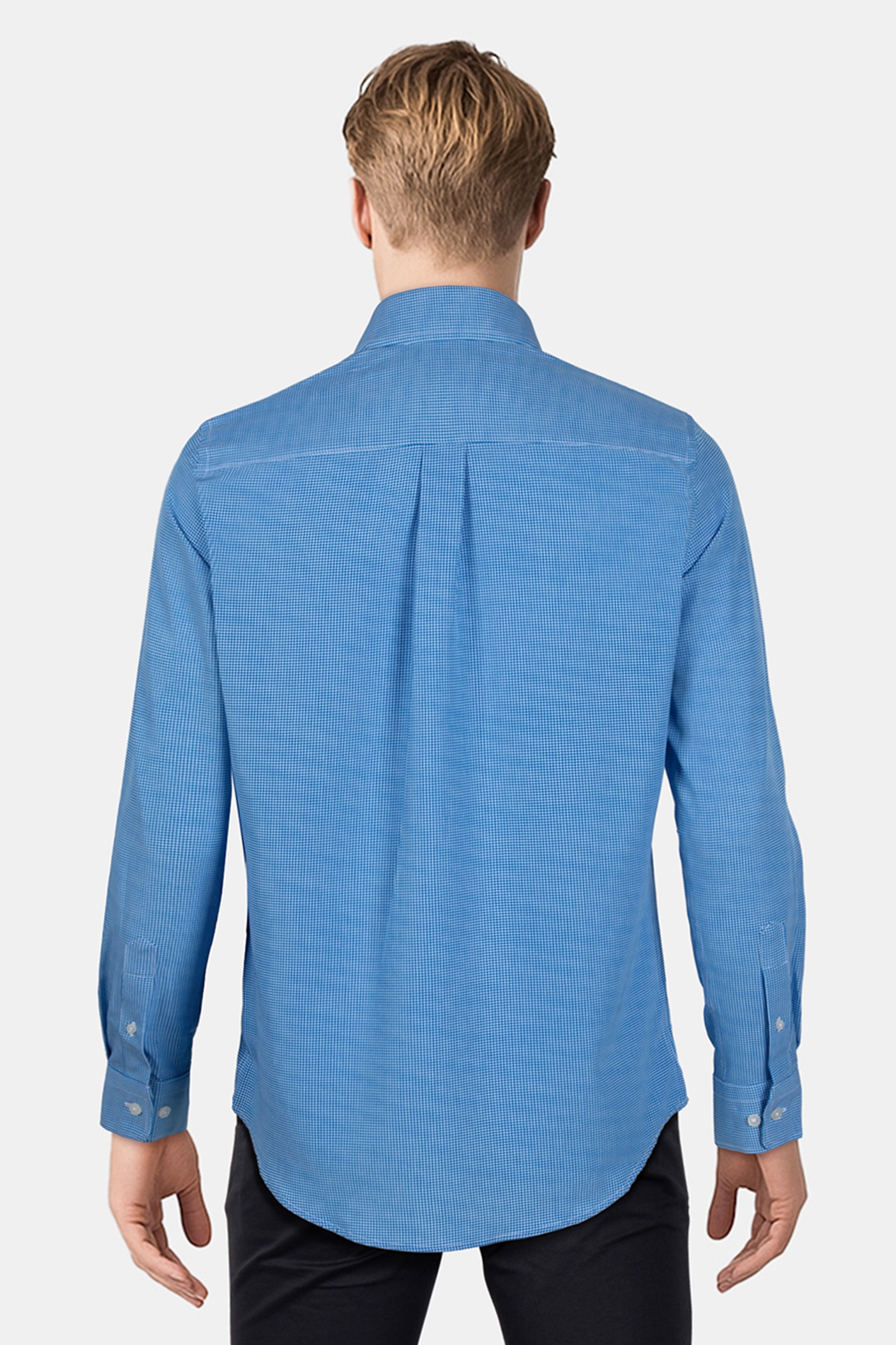 4 WAY STRETCHDRESS SHIRT BLUE 2