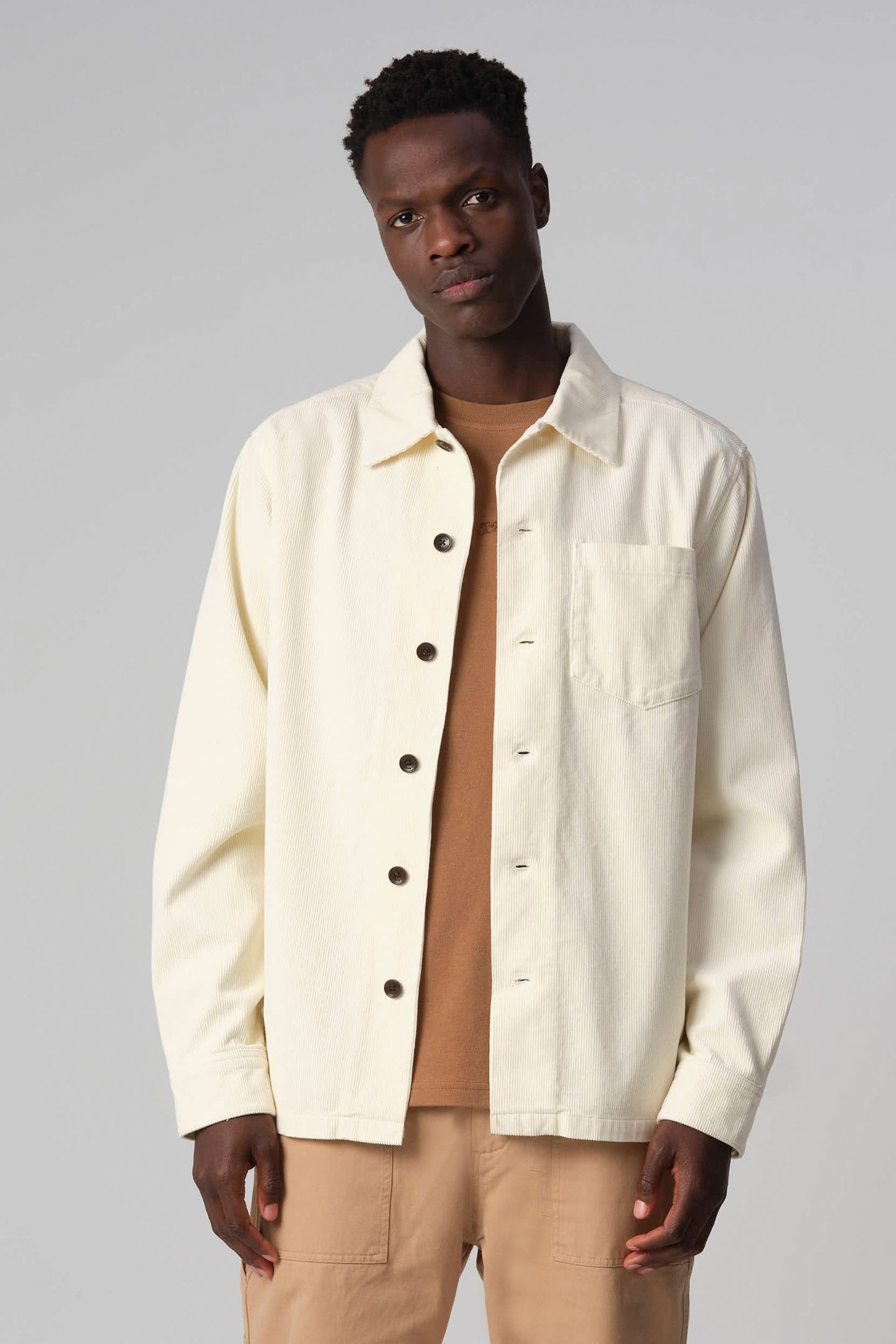 J.C. RAGS ROUX OVERSHIRT COCONUT MILK 1