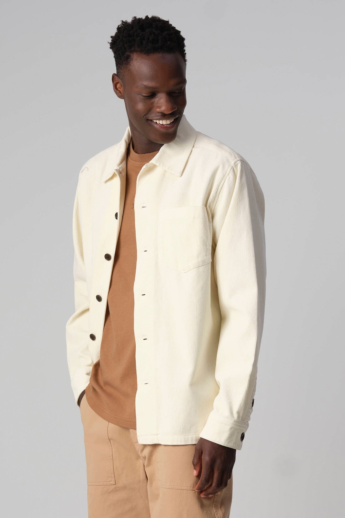 J.C. RAGS ROUX OVERSHIRT COCONUT MILK 5