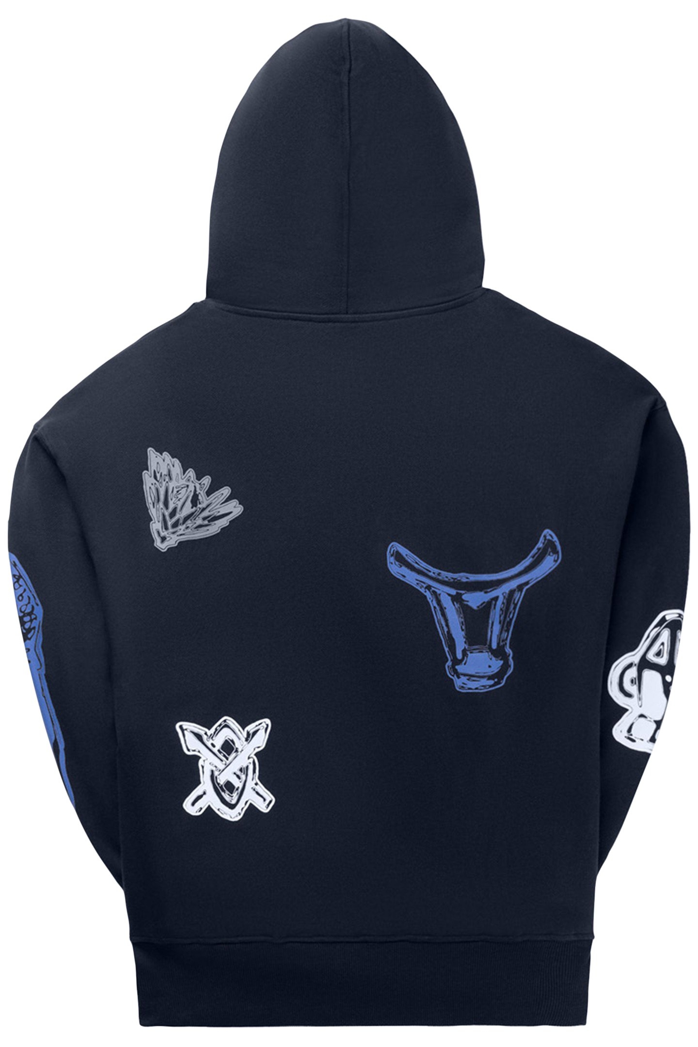 RAYMOND HOODIE UNISEX BLUE 4