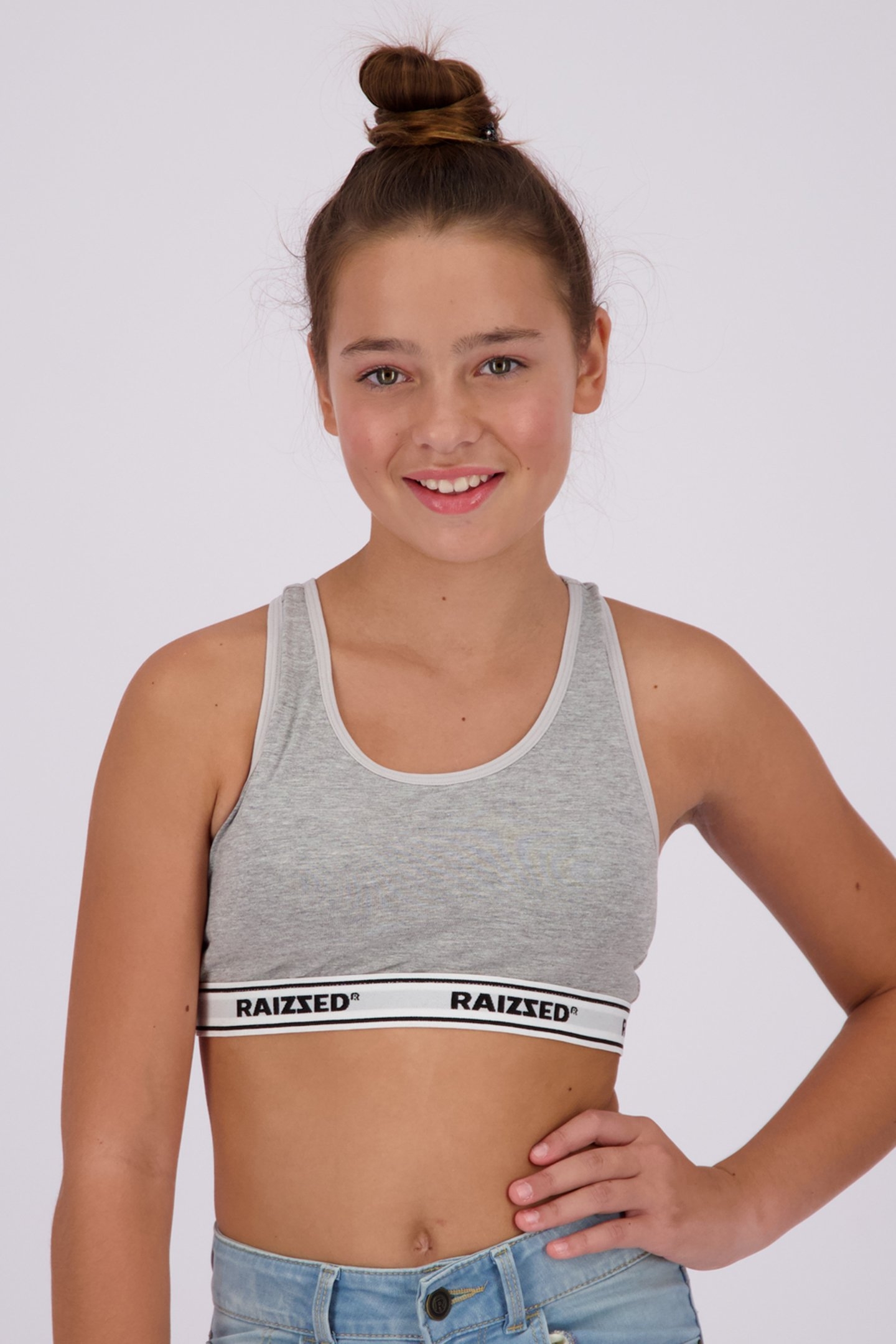 GIRLS NORA RACER 2 PACK TOP MULTICOLOUR 3