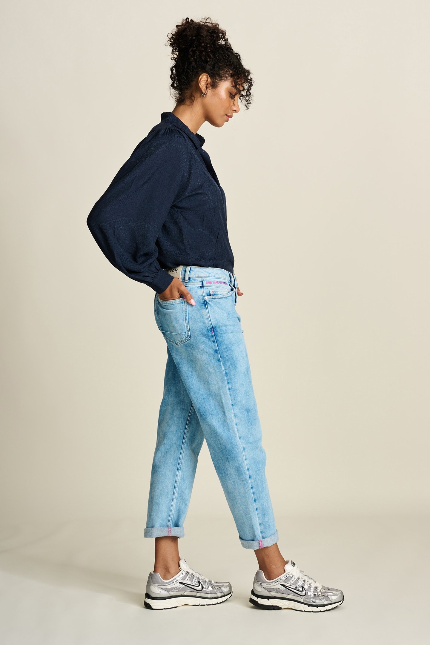 JEANS - ELINE STRAIGHT MID BLUE 7