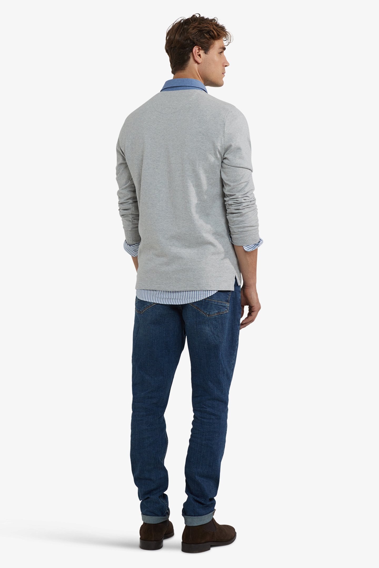 SOLID RUGBY MEDIUM GREY MELANGE 3