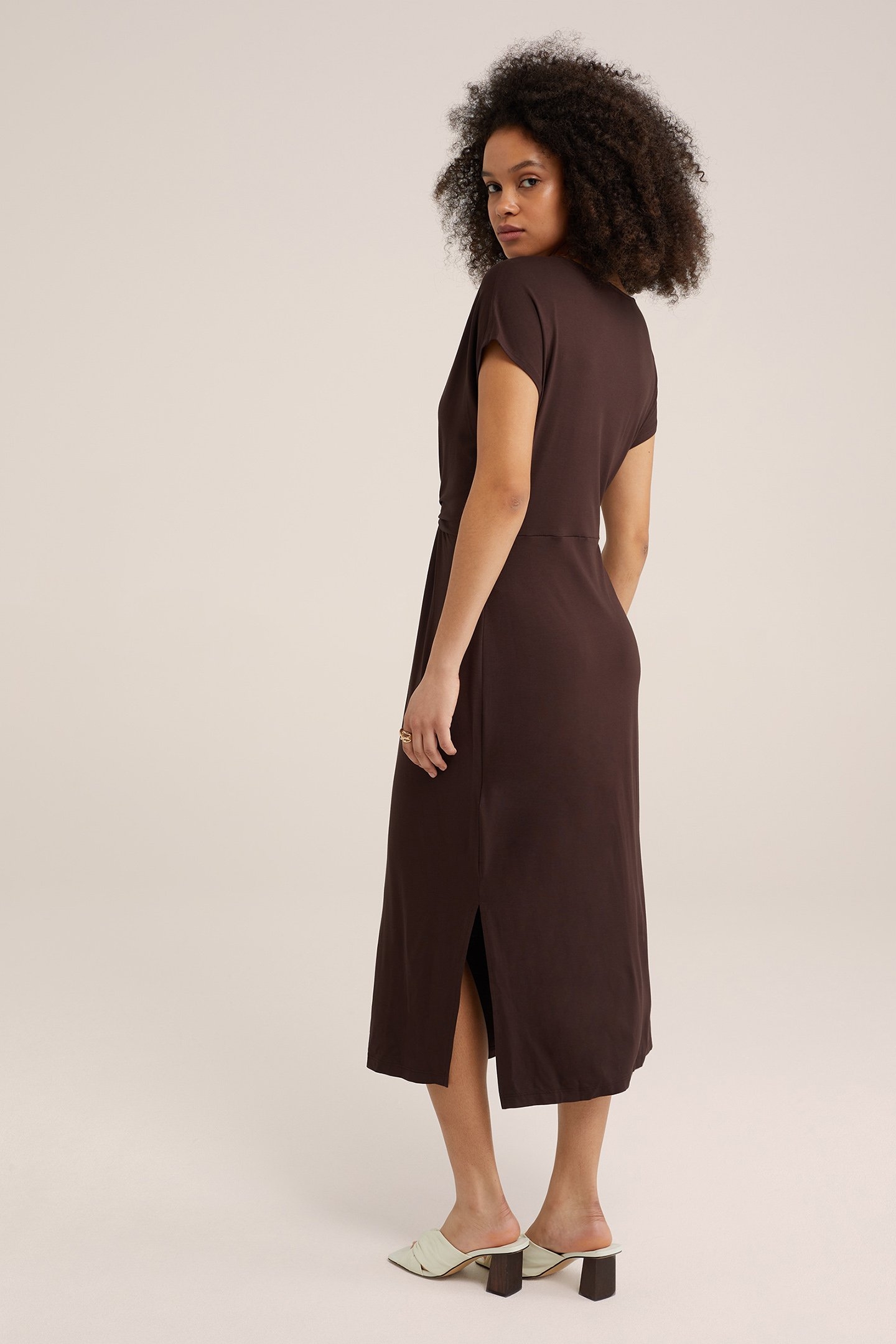 JURK MIDI DARK BROWN 2