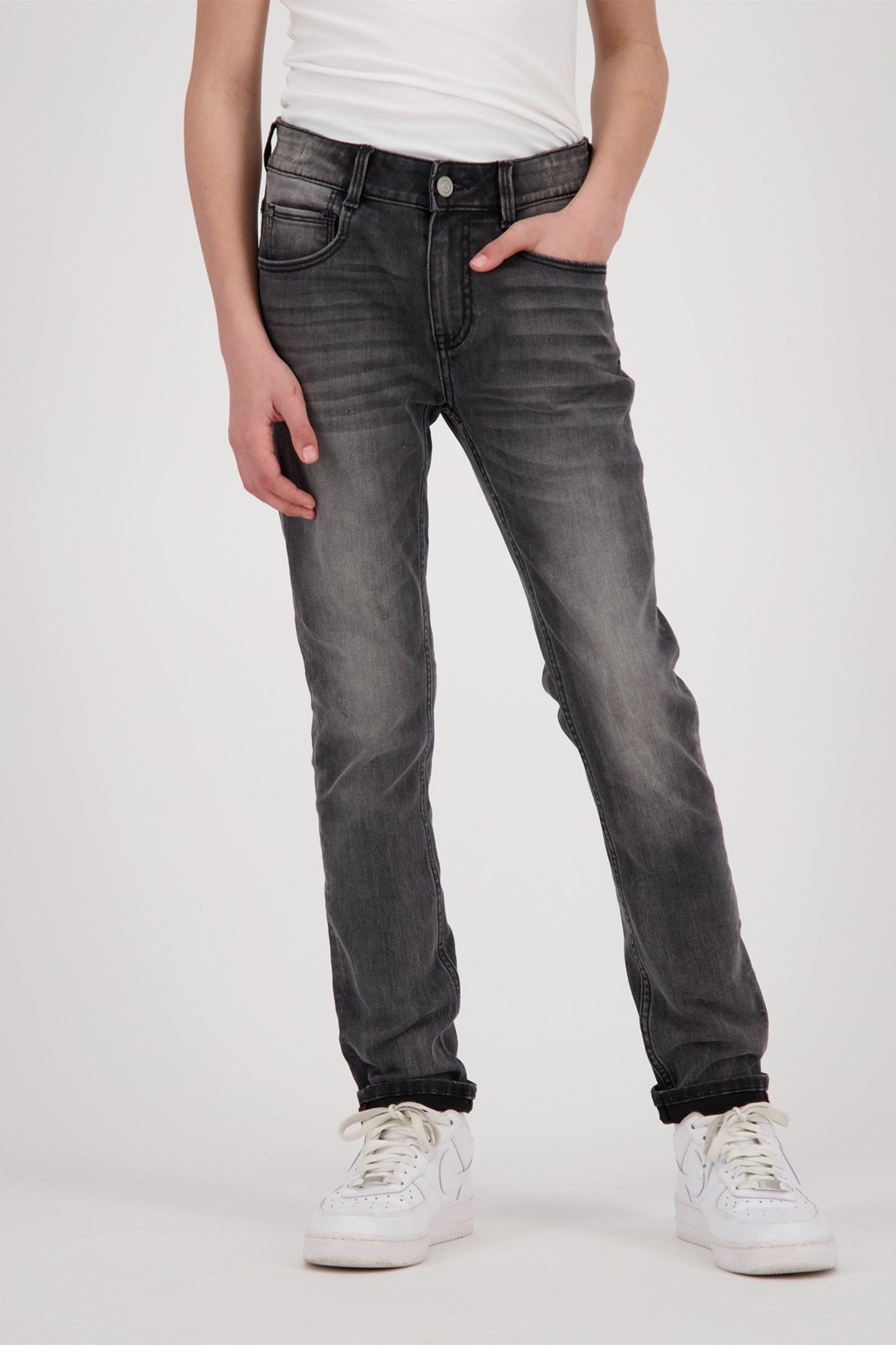 SANTIAGO JEANS BOYS DARK GREY STONE 1
