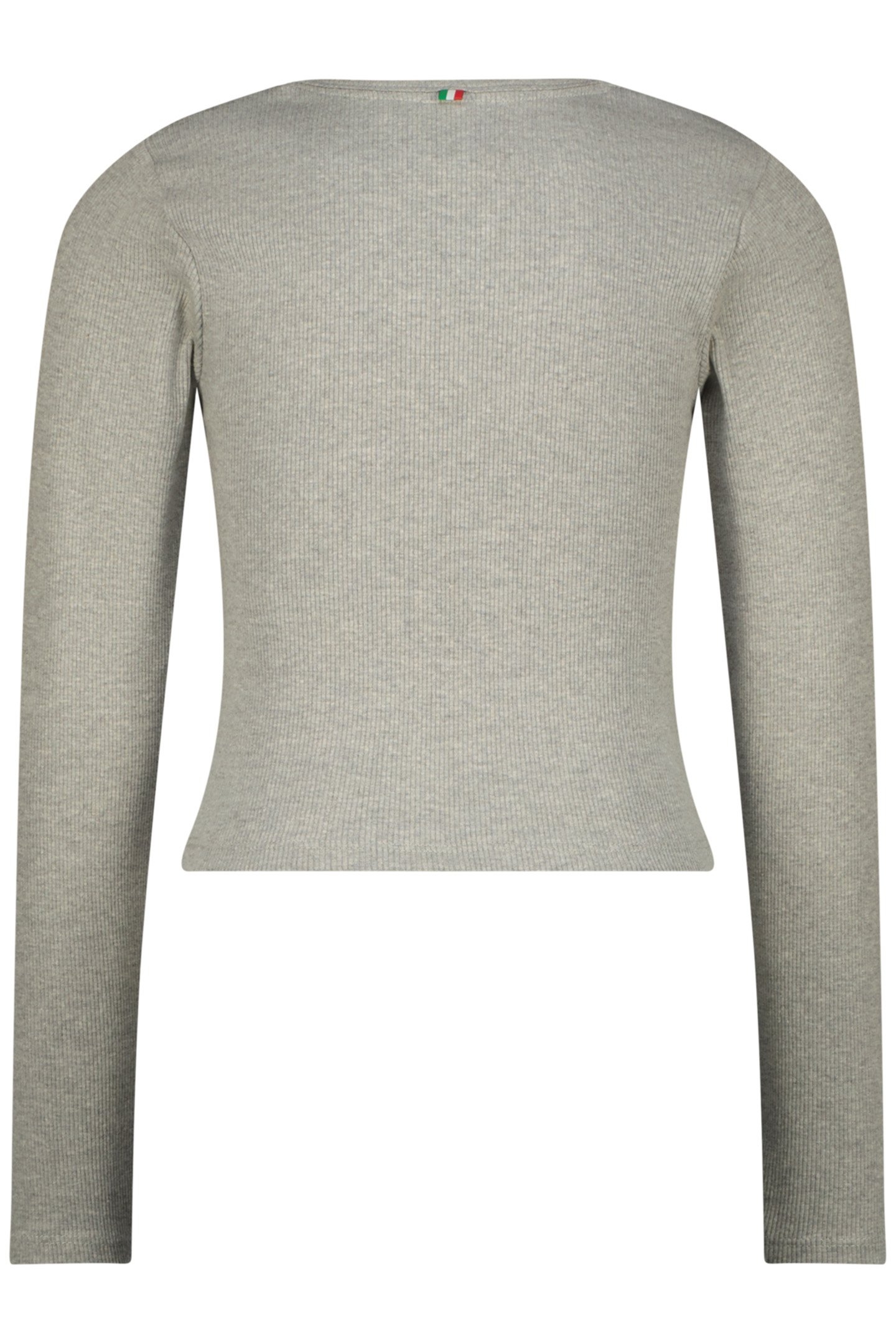 GIRLS G-BASIC-RIB DETAIL T-SHIRT LIGHT GREY MELEE 4