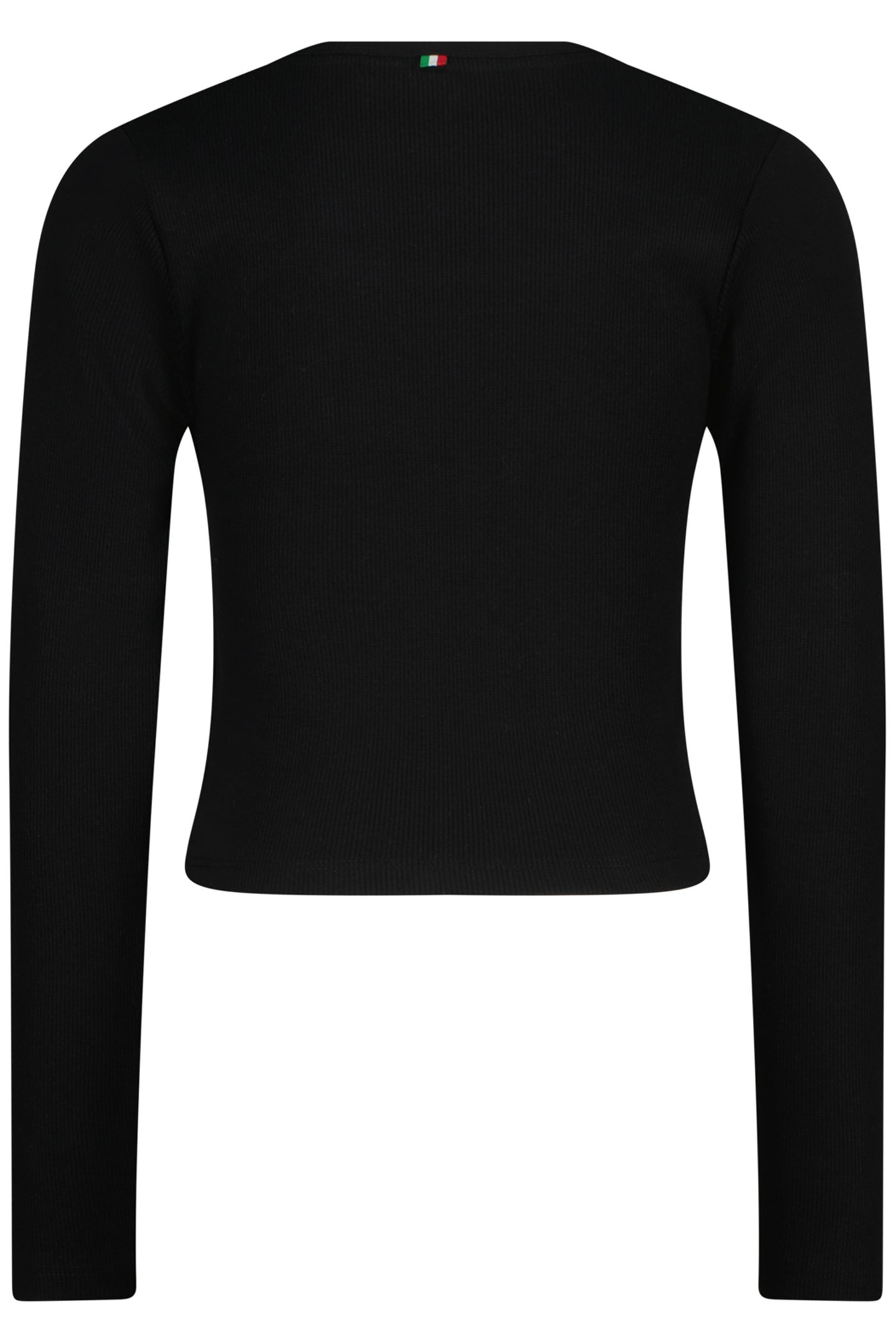 GIRLS G-BASIC-RIB DETAIL T-SHIRT DEEP BLACK 2