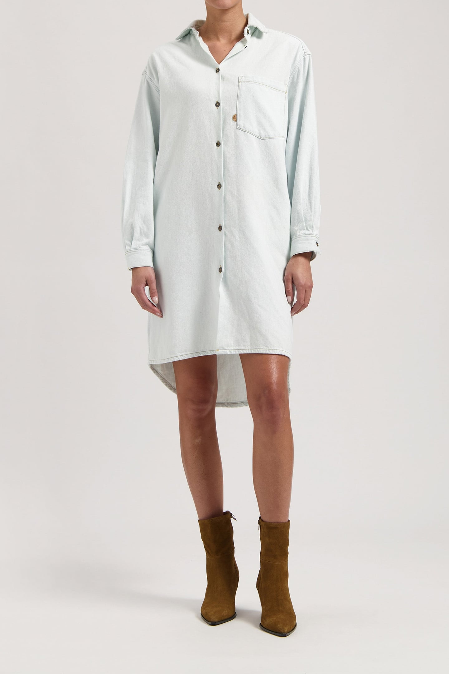 ELLA DENIM DRESS SUN STONE 3